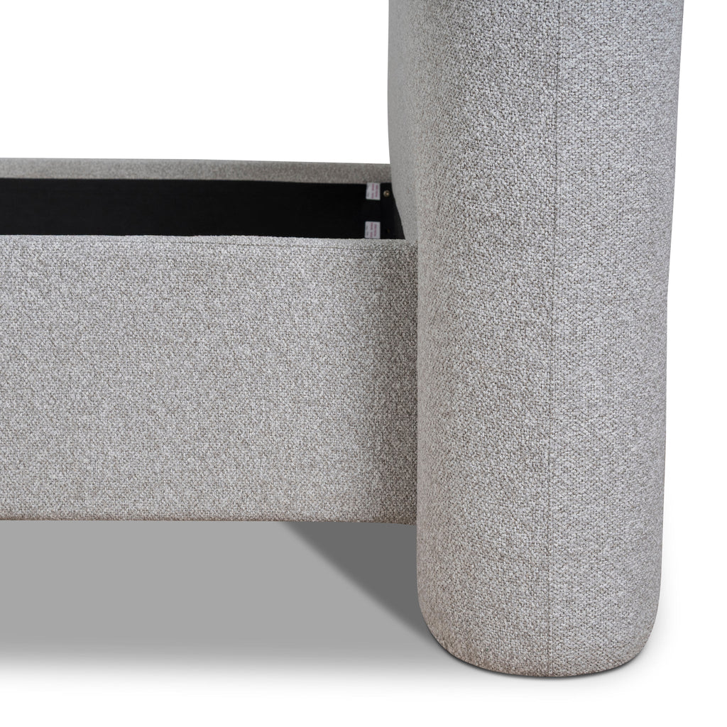 King Lazio Bed Frame - Clay Grey