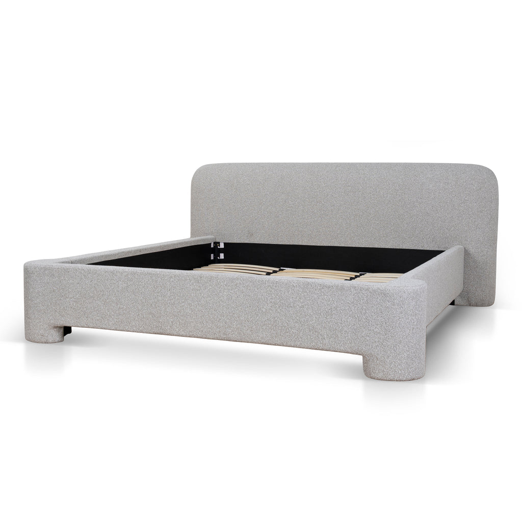 King Lazio Bed Frame - Clay Grey