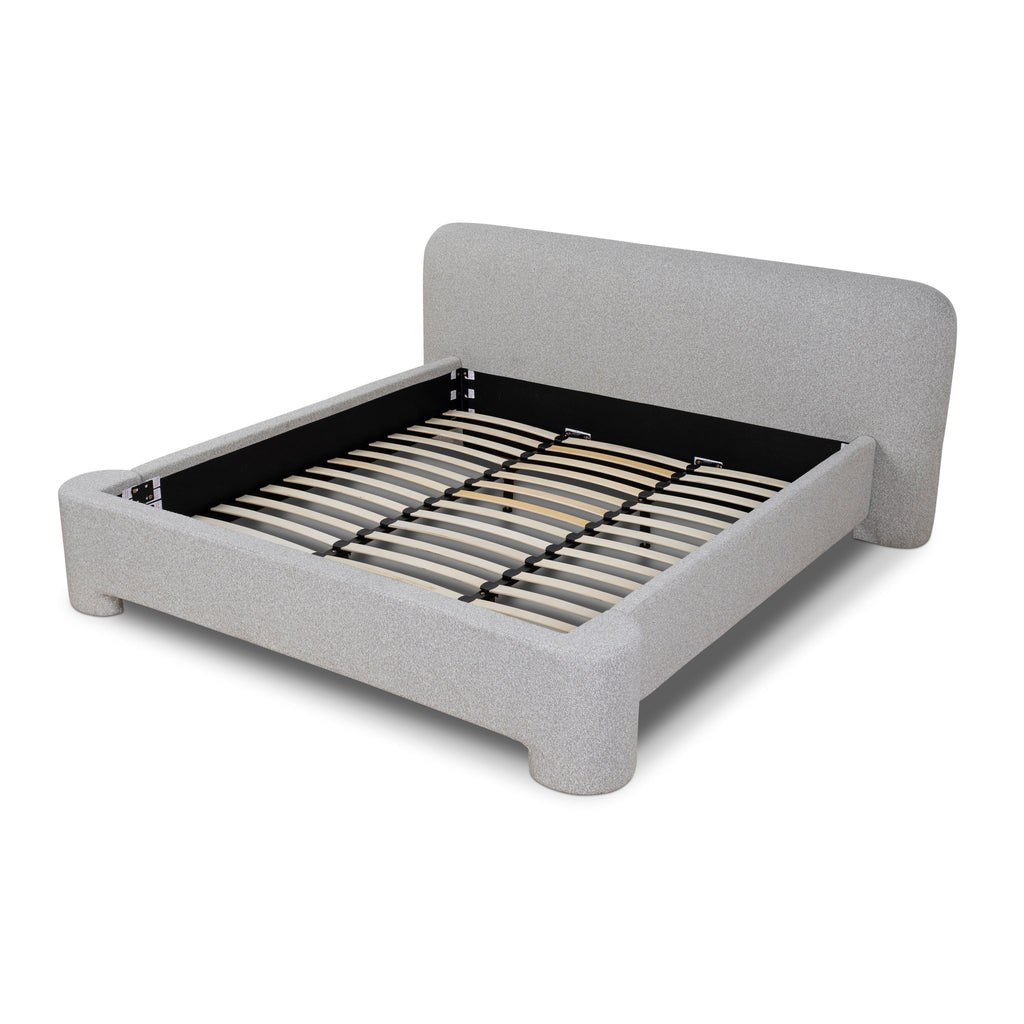 King Lazio Bed Frame - Clay Grey