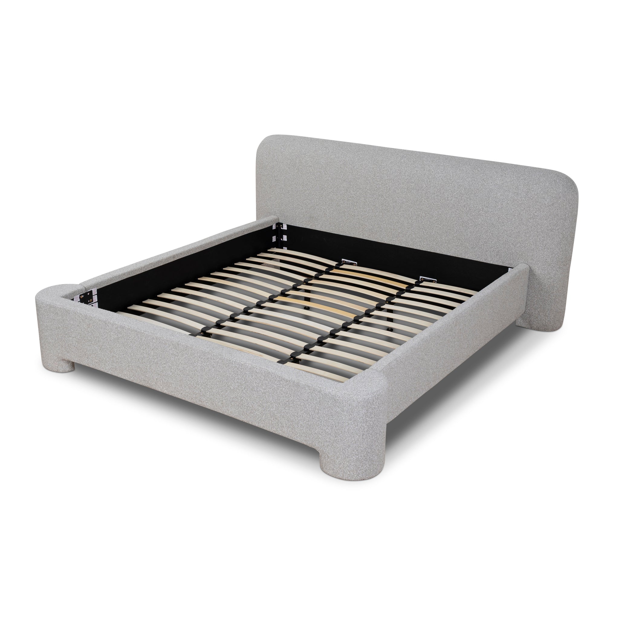 King Lazio Bed Frame - Clay Grey