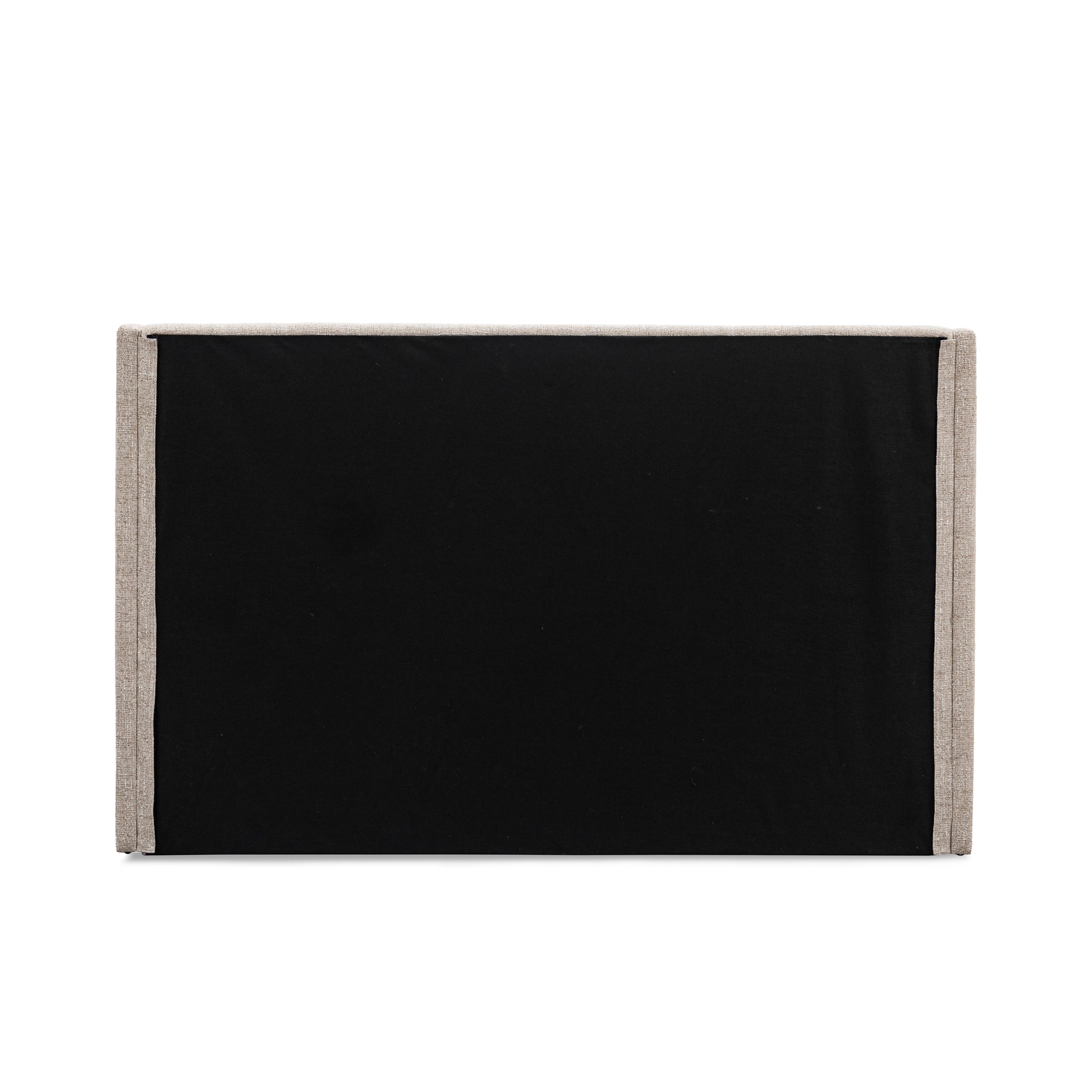 King Wide Base Lazio Bed Frame - Pale Beige