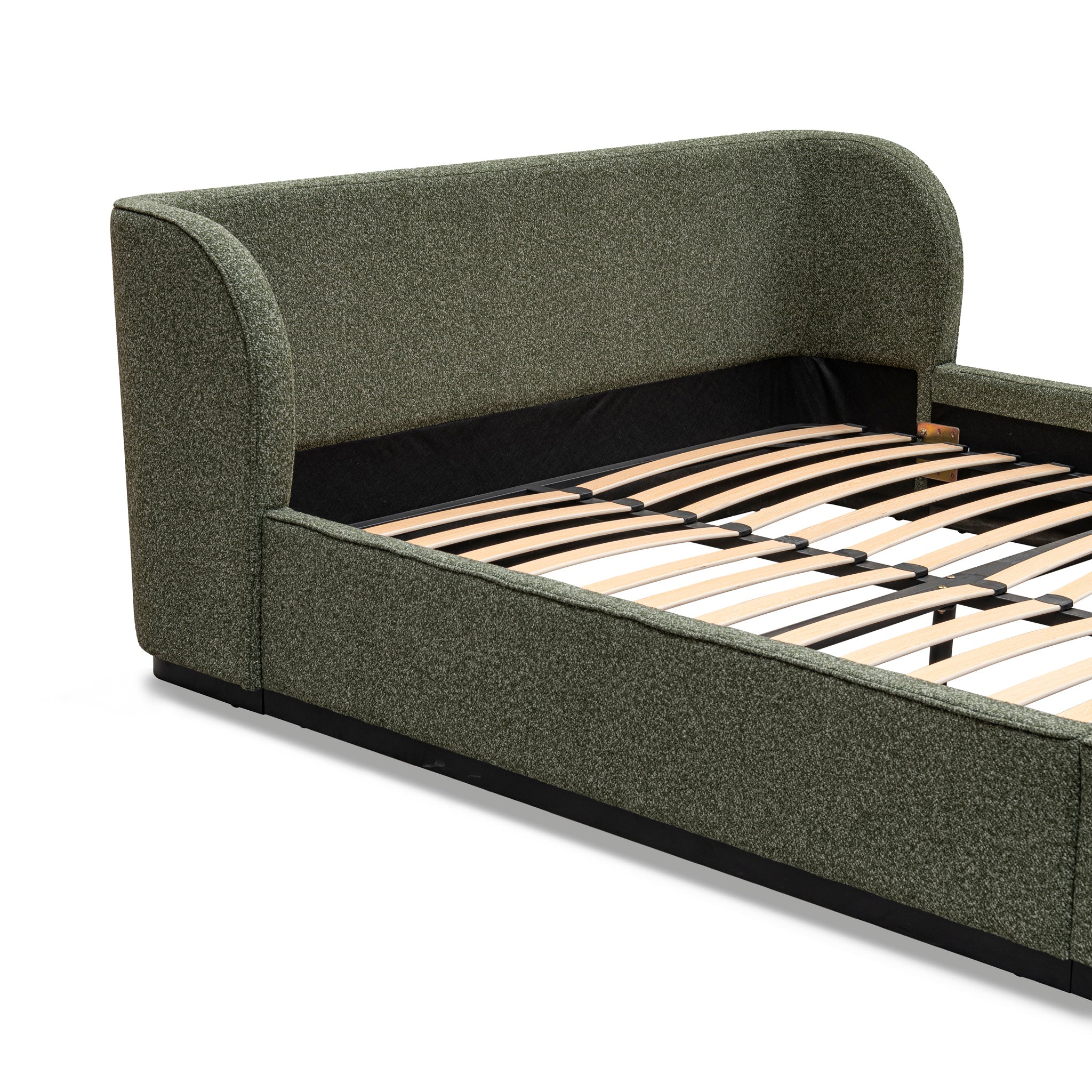 King Lazio Bed Frame - Hunter Green