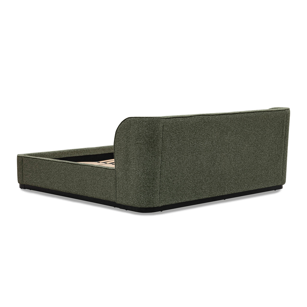 King Lazio Bed Frame - Hunter Green