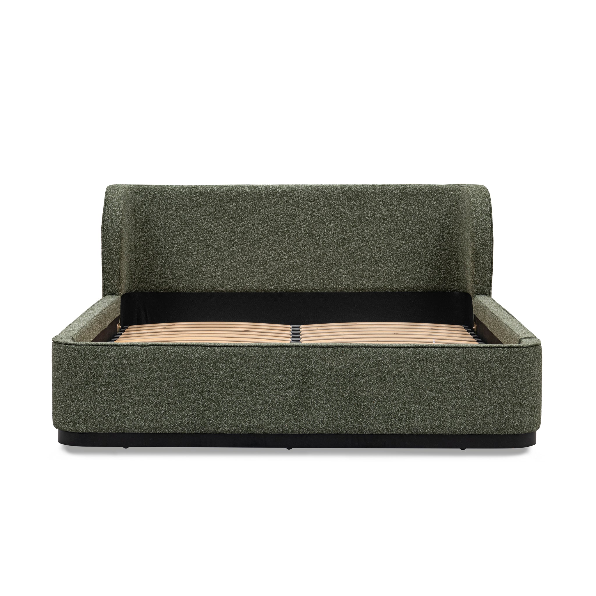 King Lazio Bed Frame - Hunter Green