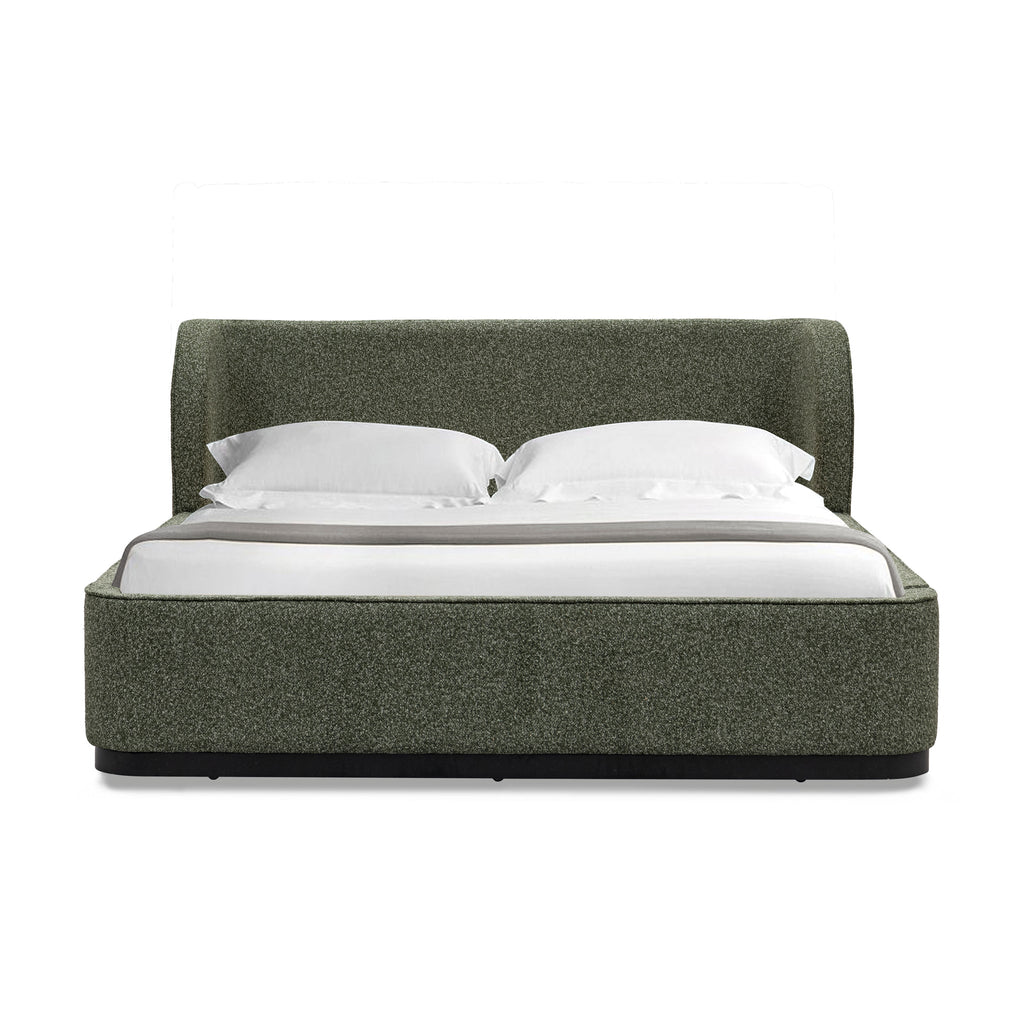King Lazio Bed Frame - Hunter Green