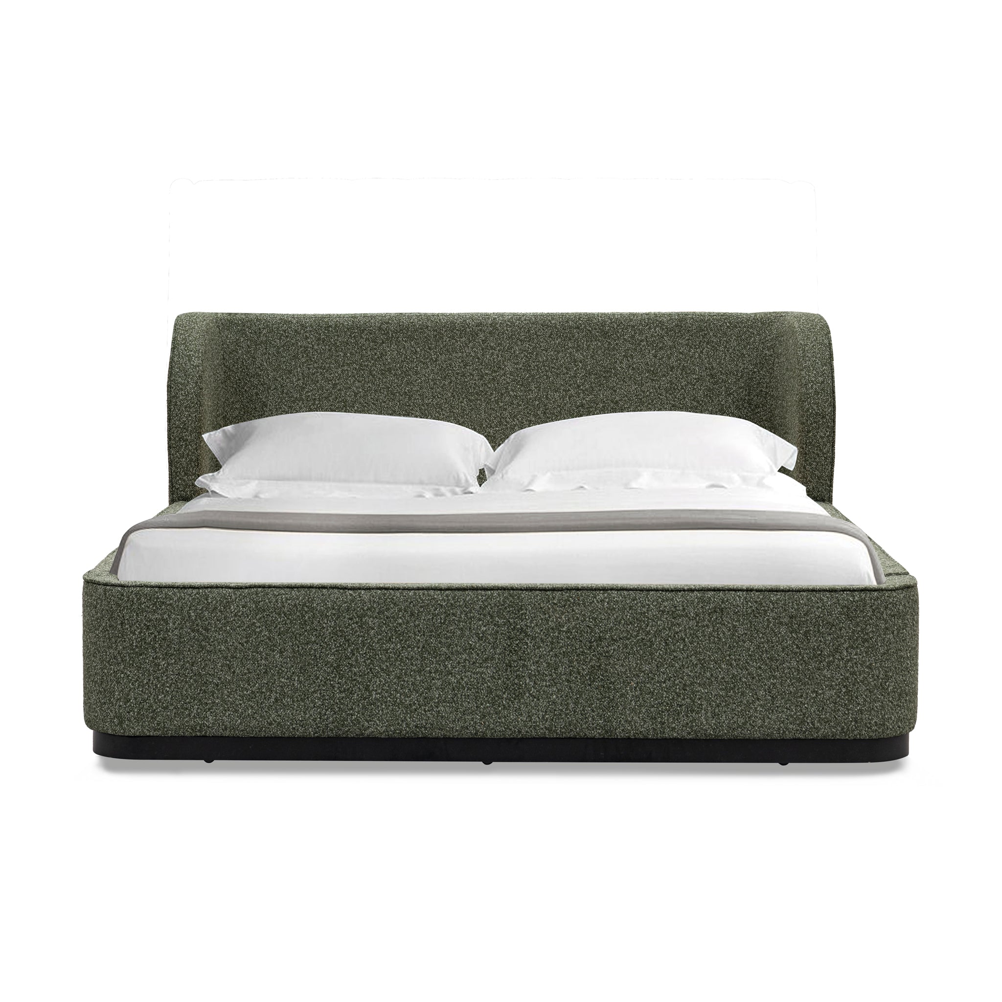 King Lazio Bed Frame - Hunter Green