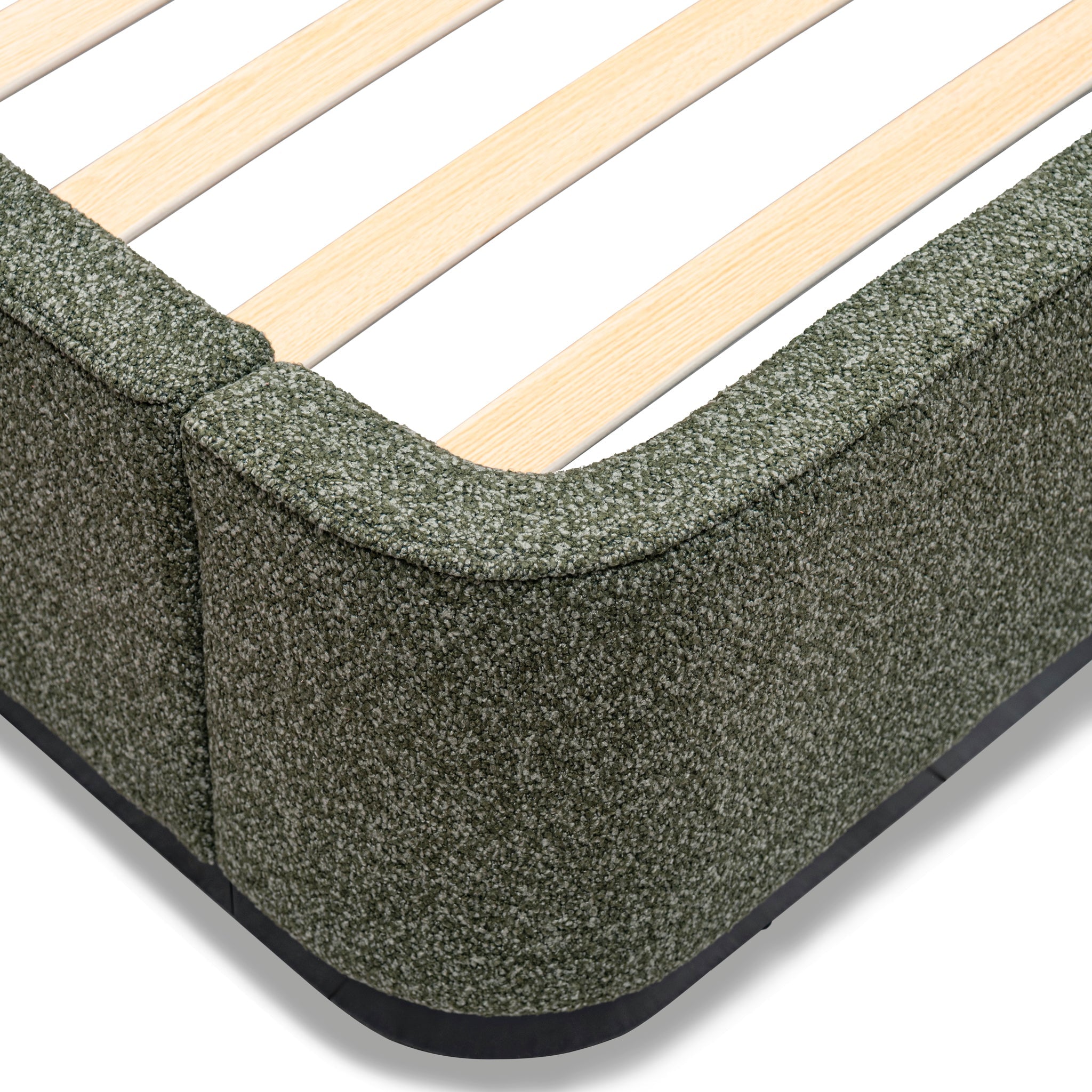 King Lazio Bed Frame - Hunter Green