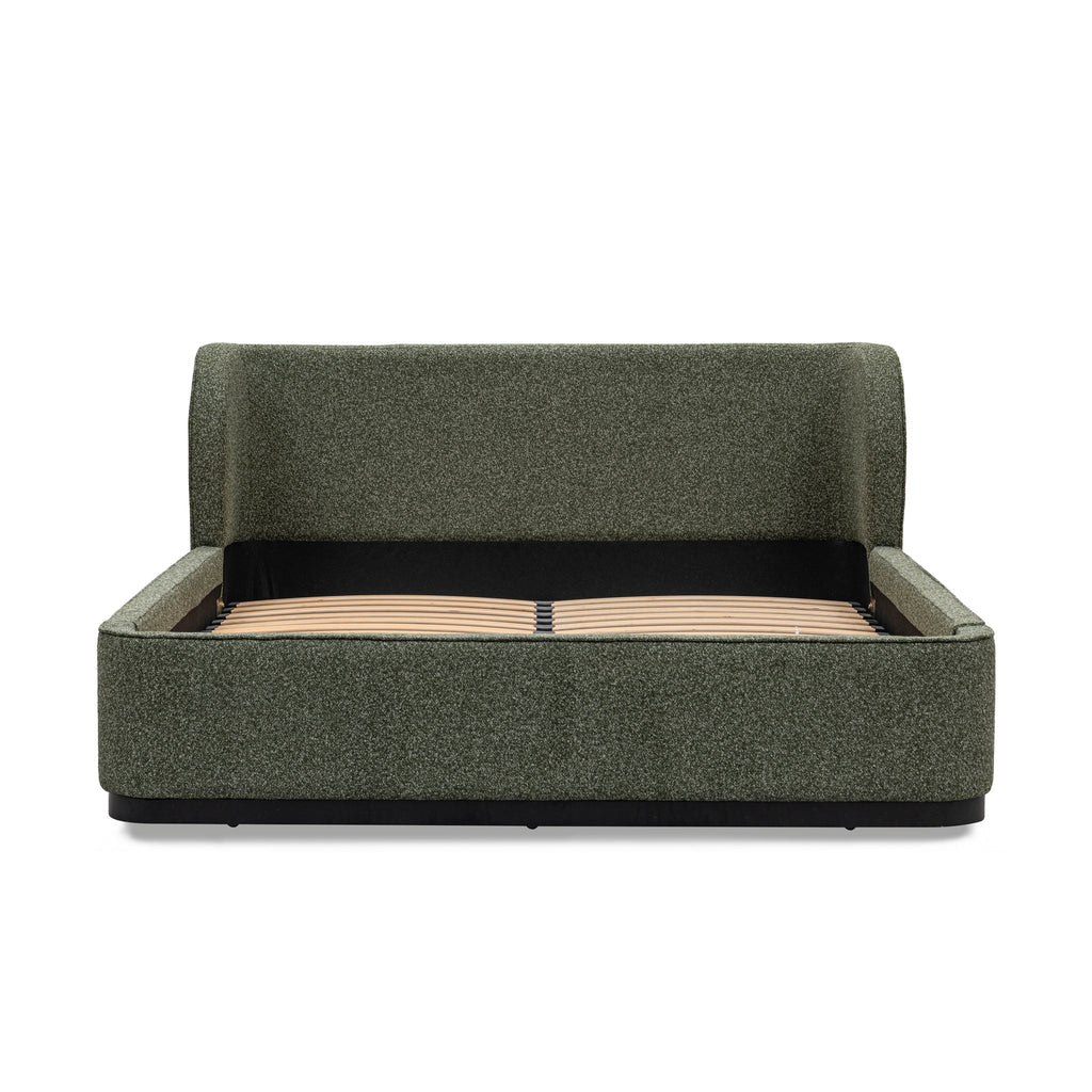 Queen Lazio Bed Frame - Hunter Green