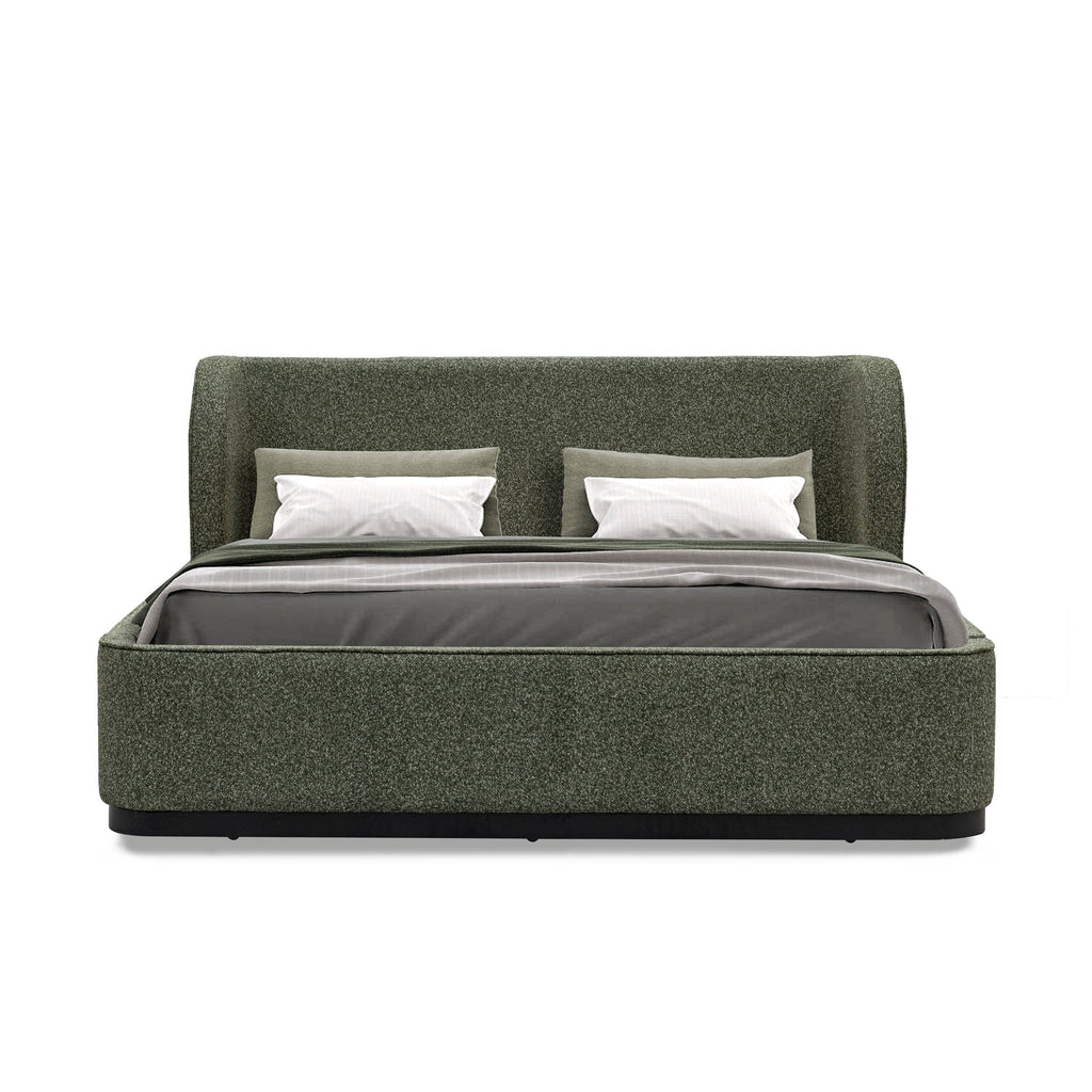 Queen Lazio Bed Frame - Hunter Green