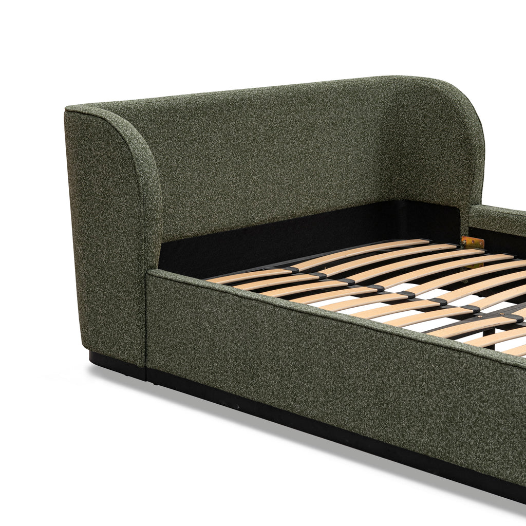 Queen Lazio Bed Frame - Hunter Green