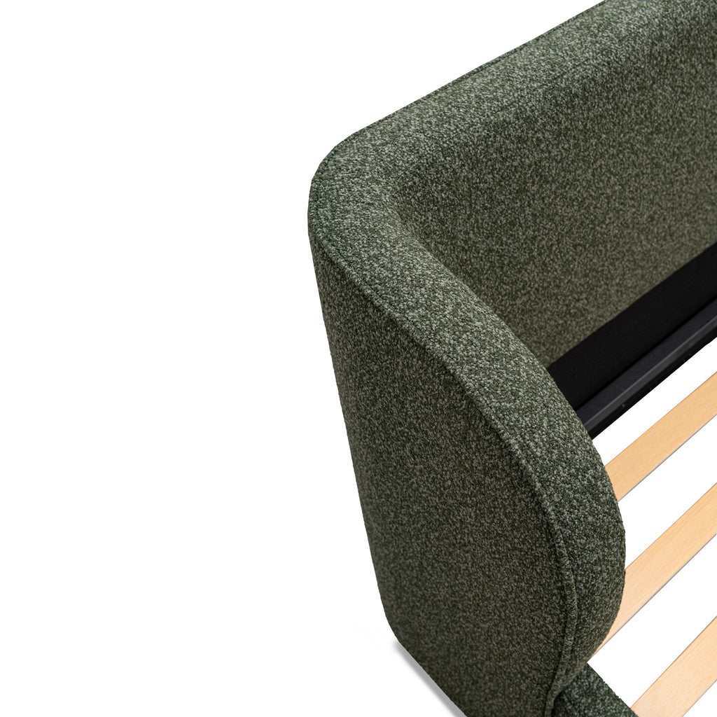 Queen Lazio Bed Frame - Hunter Green