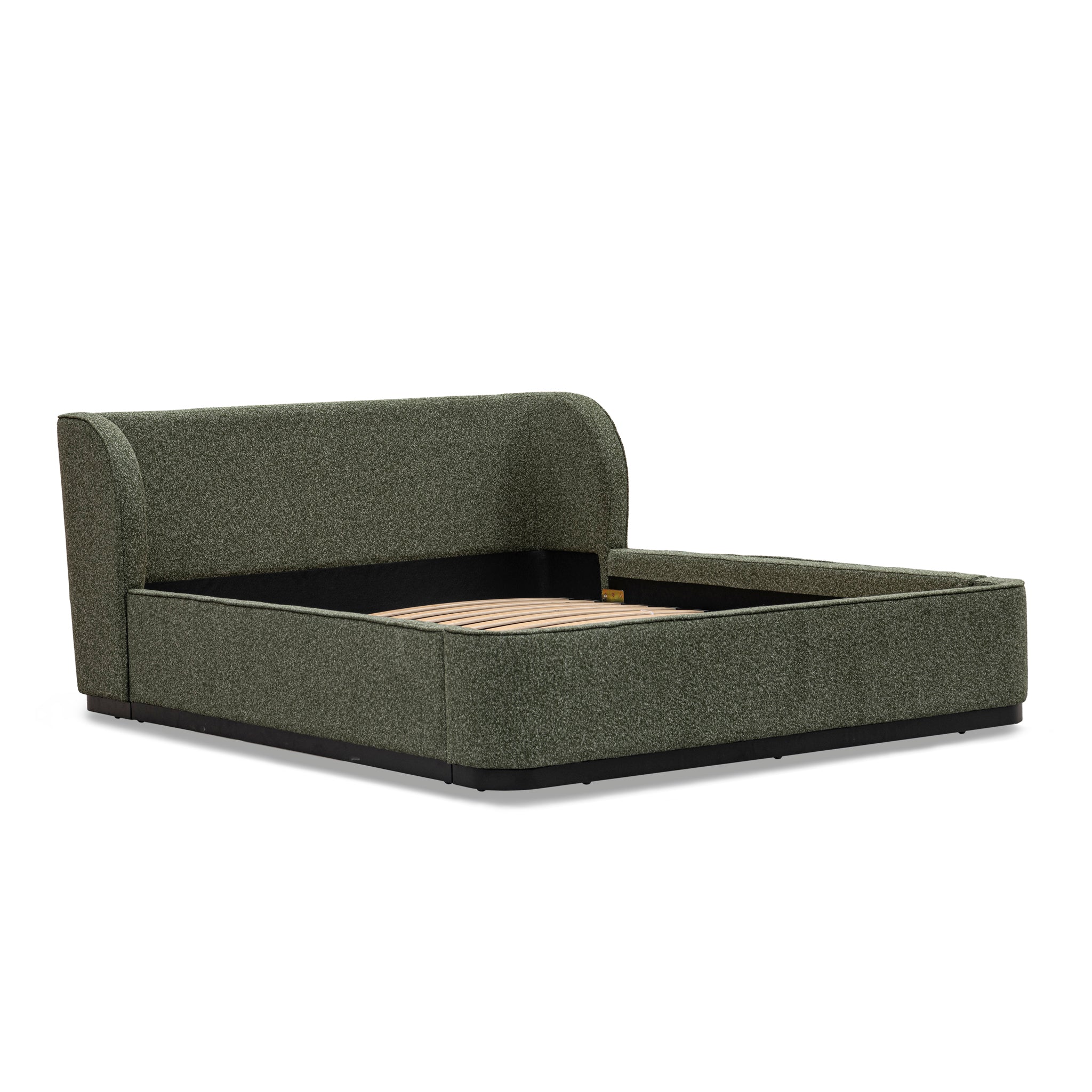 Queen Lazio Bed Frame - Hunter Green