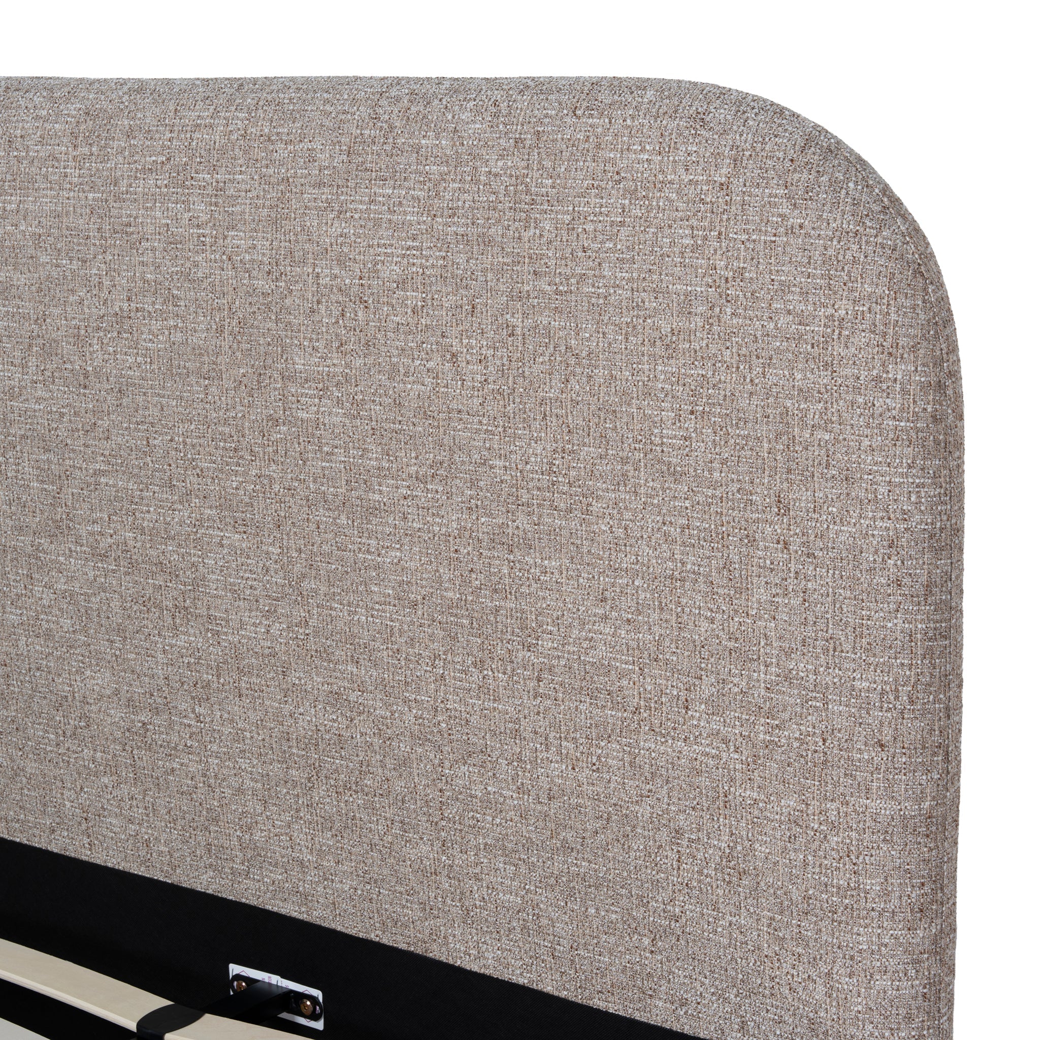 King Lazio Bed Frame - Stonish Beige