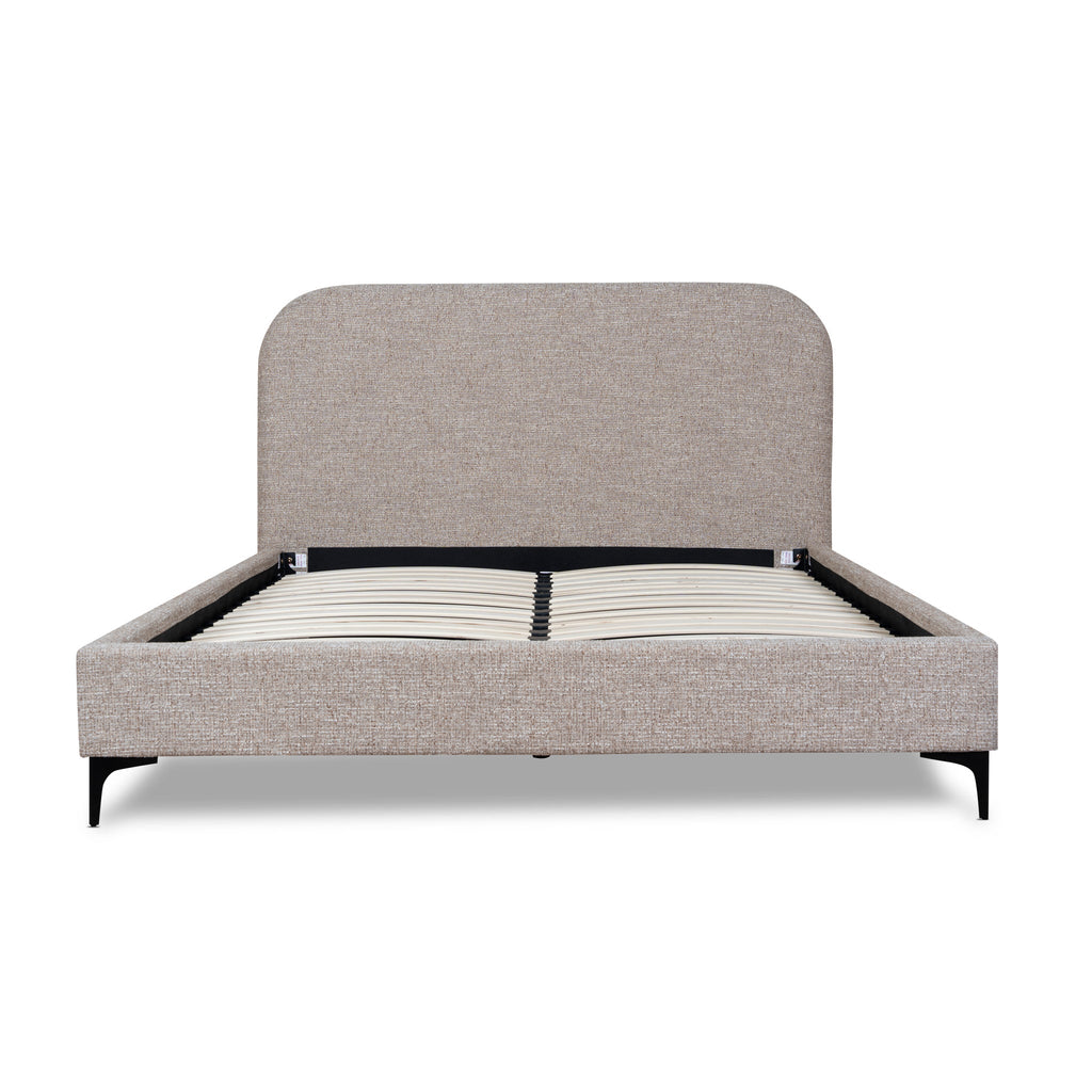 Queen Lazio Bed Frame - Stonish Beige