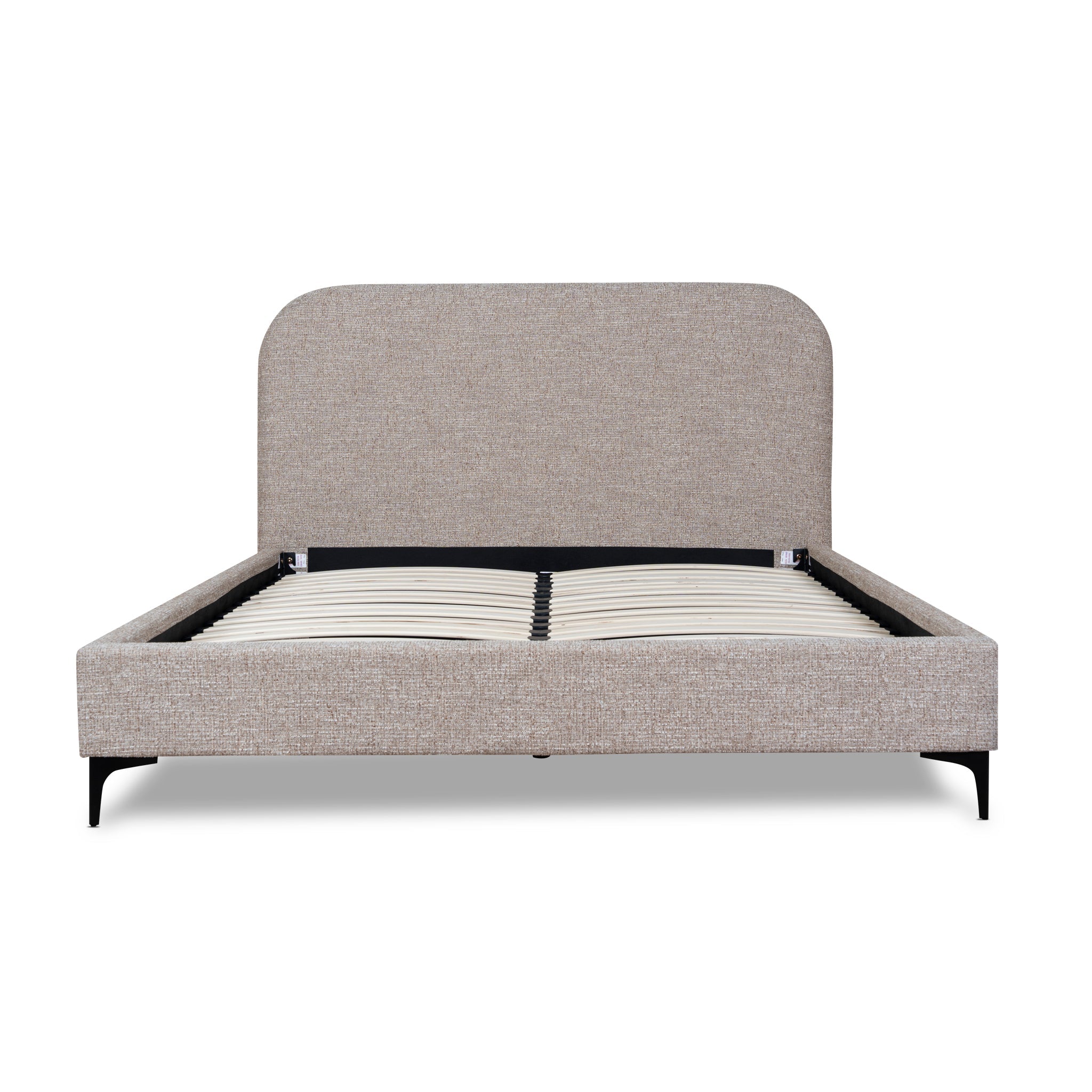 Queen Lazio Bed Frame - Stonish Beige
