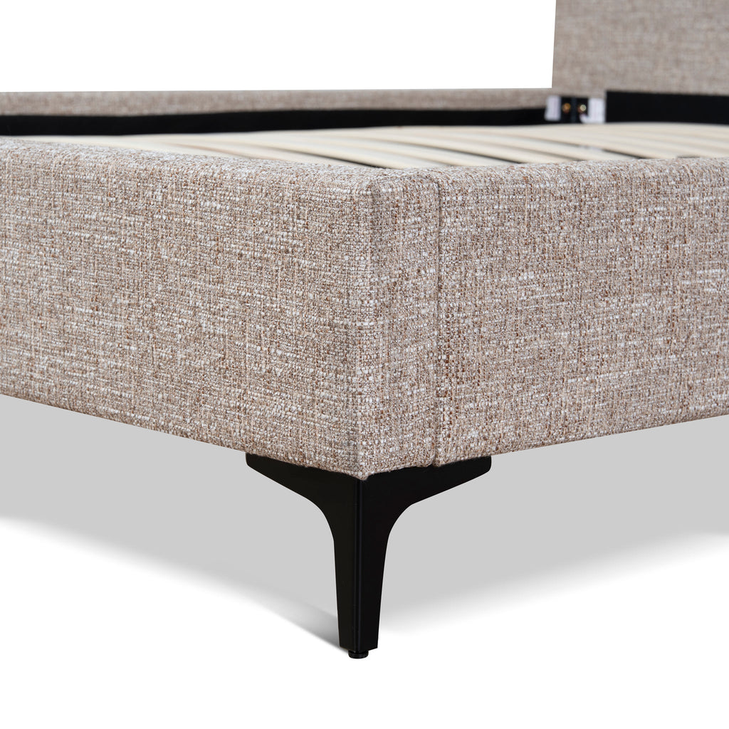 Queen Lazio Bed Frame - Stonish Beige