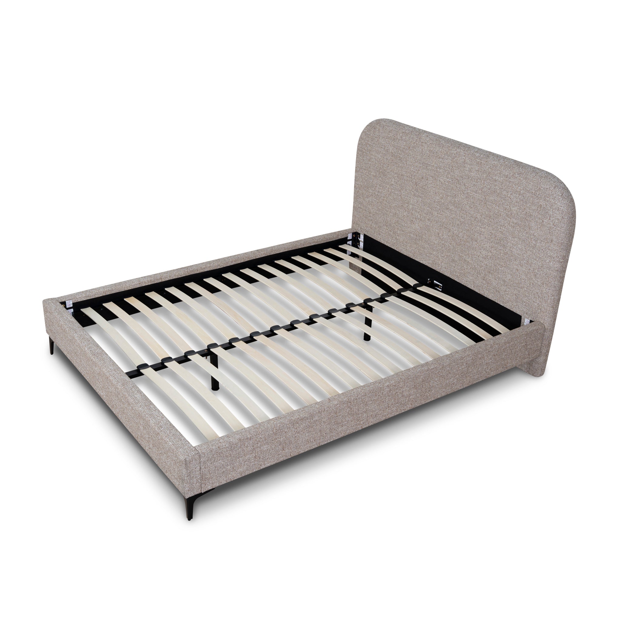 Queen Lazio Bed Frame - Stonish Beige