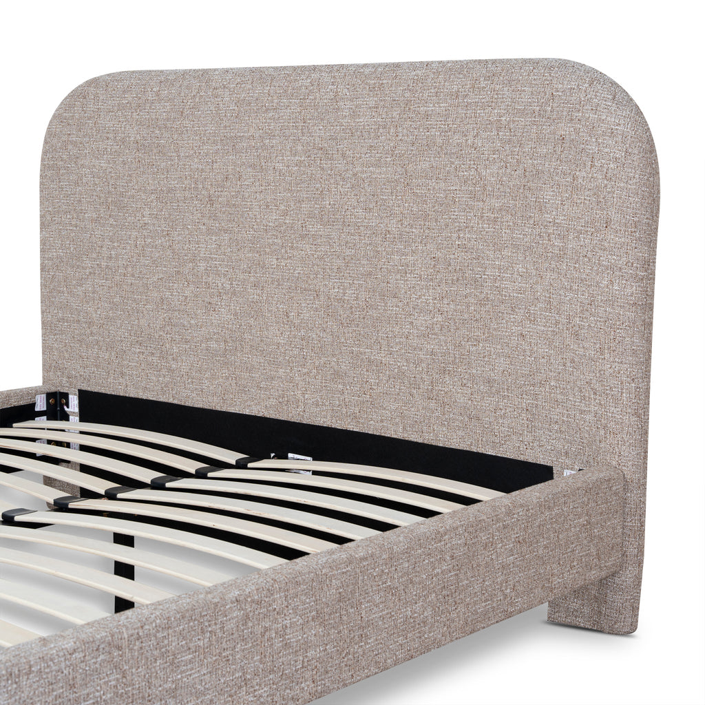 Queen Lazio Bed Frame - Stonish Beige