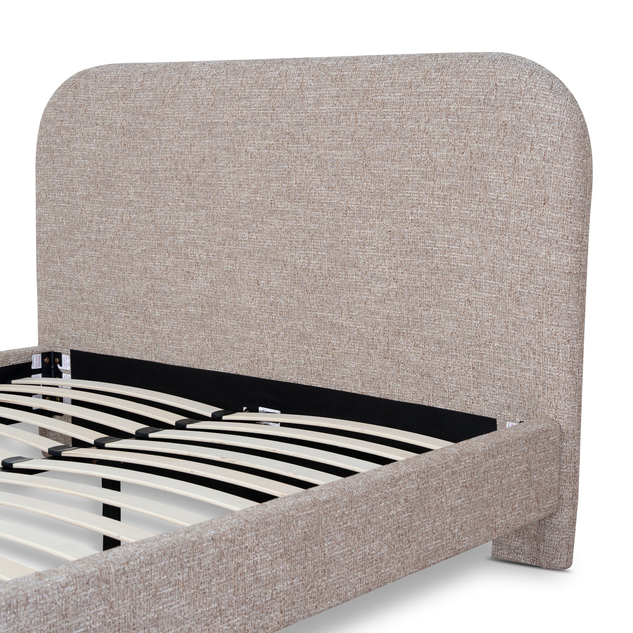 Queen Lazio Bed Frame - Stonish Beige