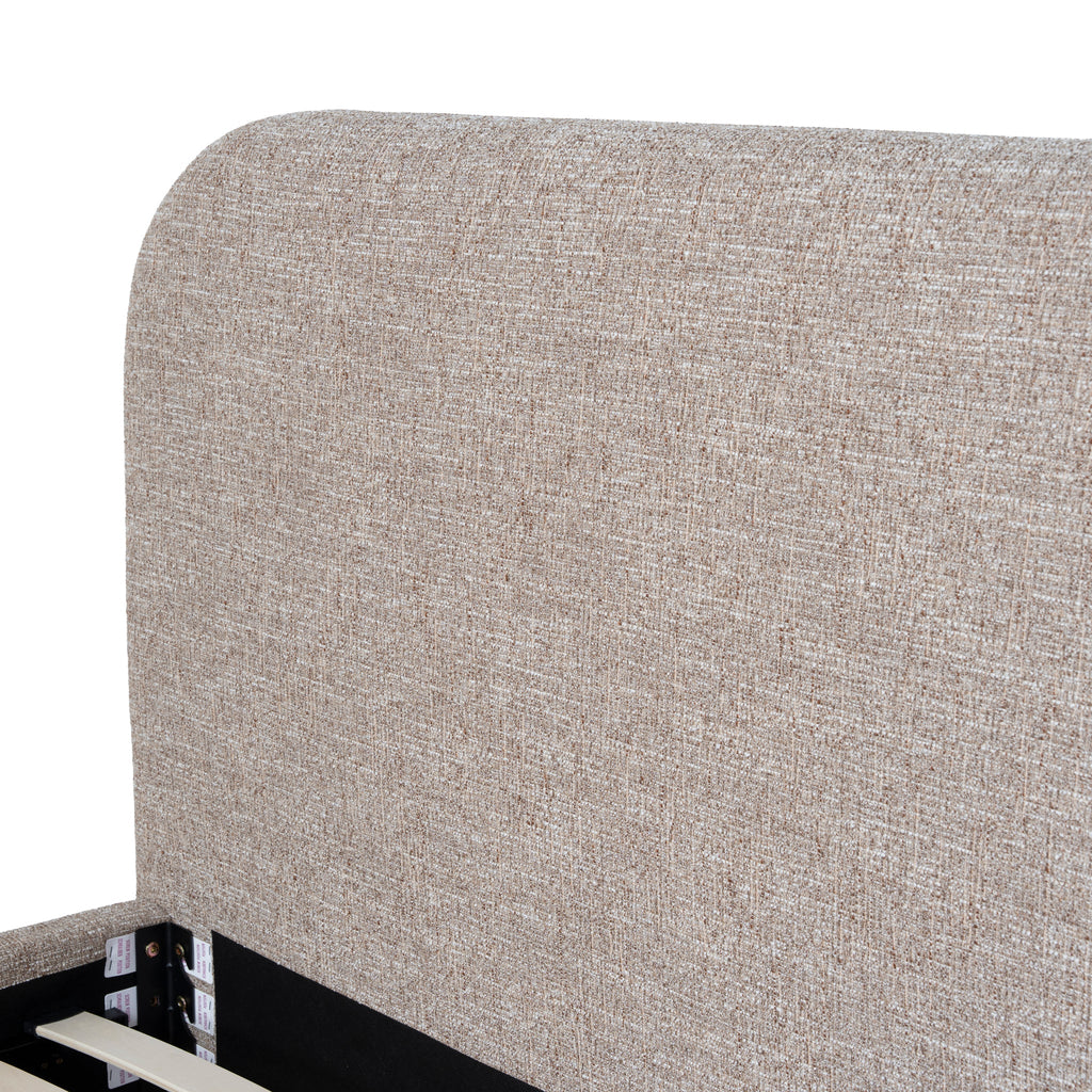 Queen Lazio Bed Frame - Stonish Beige