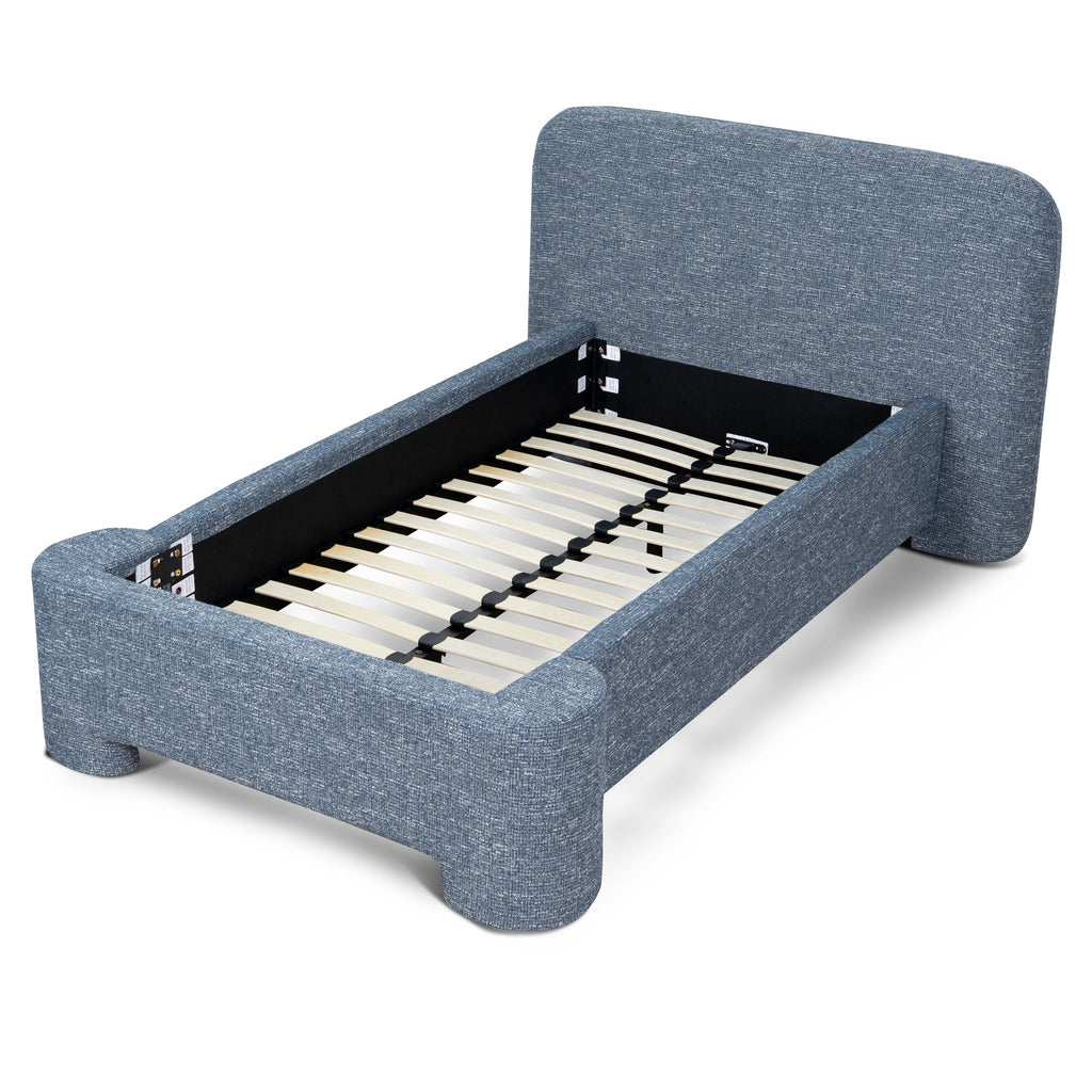 Single Lazio Bed Frame - Prussian Blue