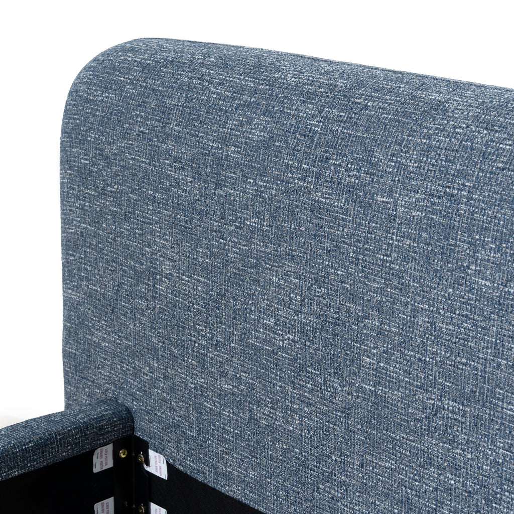 Single Lazio Bed Frame - Prussian Blue