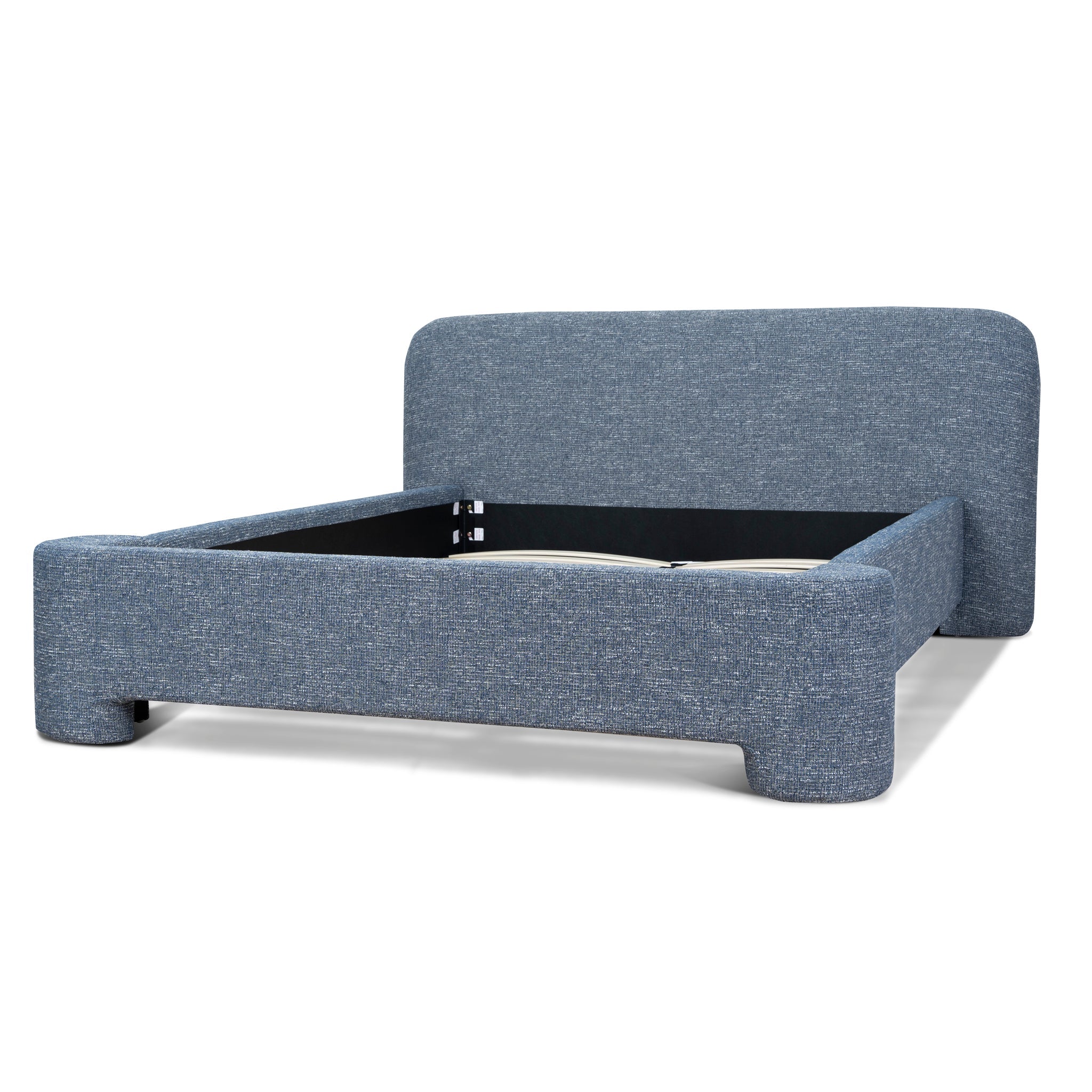 Queen Lazio Bed Frame - Prussian Blue