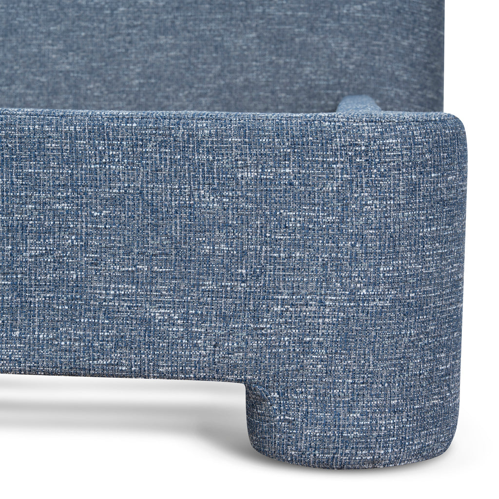 Queen Lazio Bed Frame - Prussian Blue