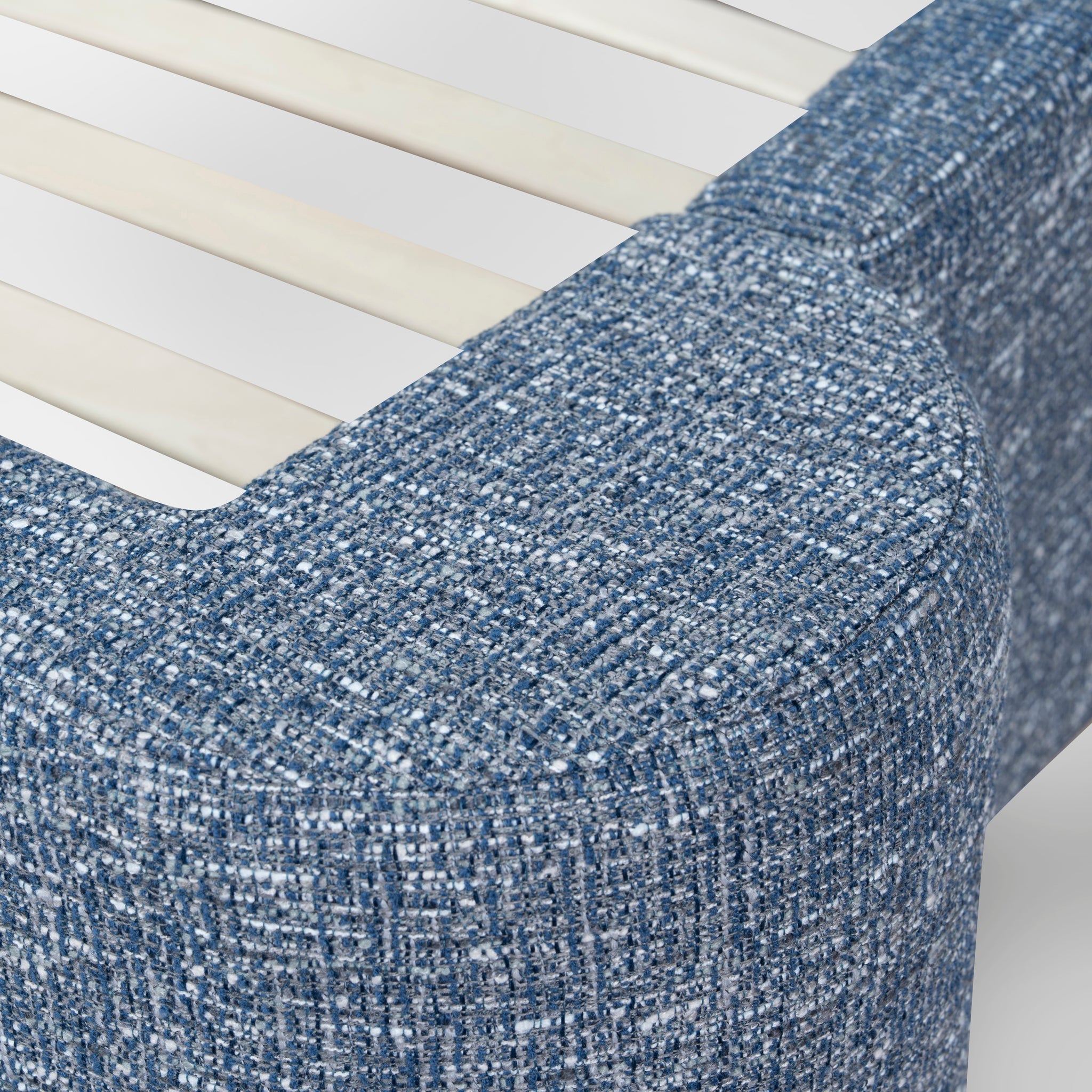 Queen Lazio Bed Frame - Prussian Blue