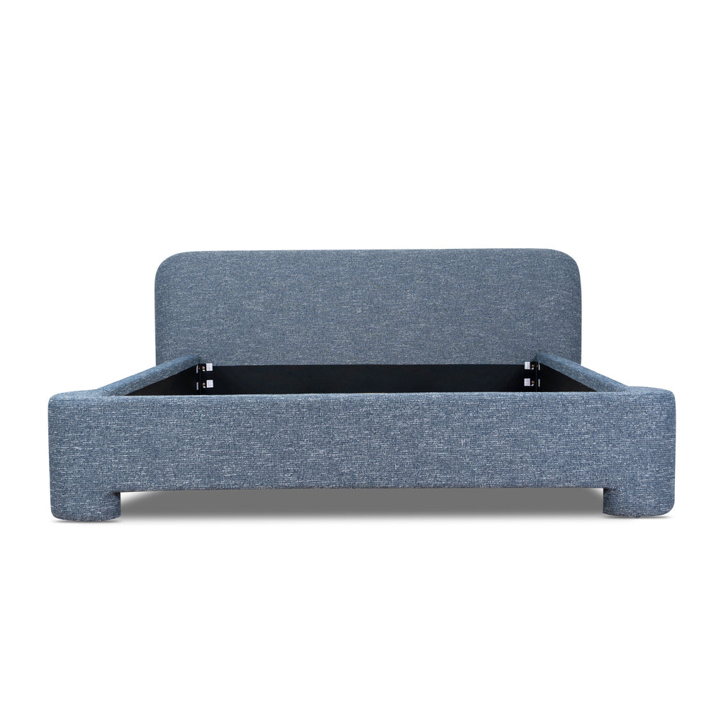 King Lazio Bed Frame - Prussian Blue