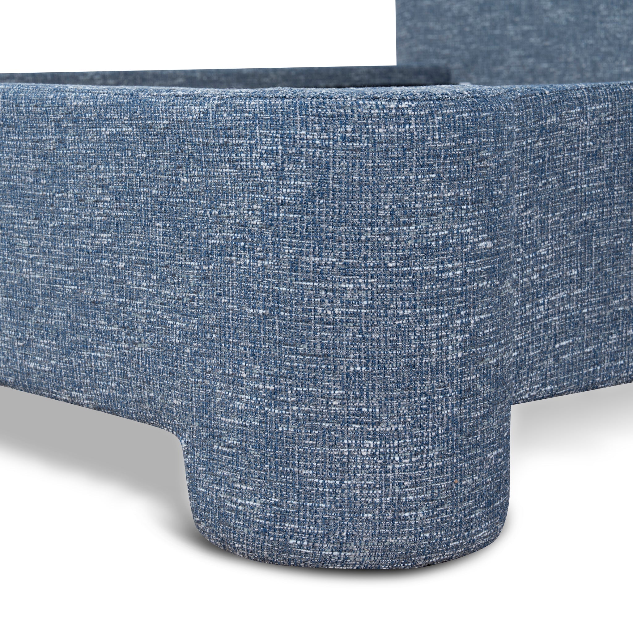 King Lazio Bed Frame - Prussian Blue