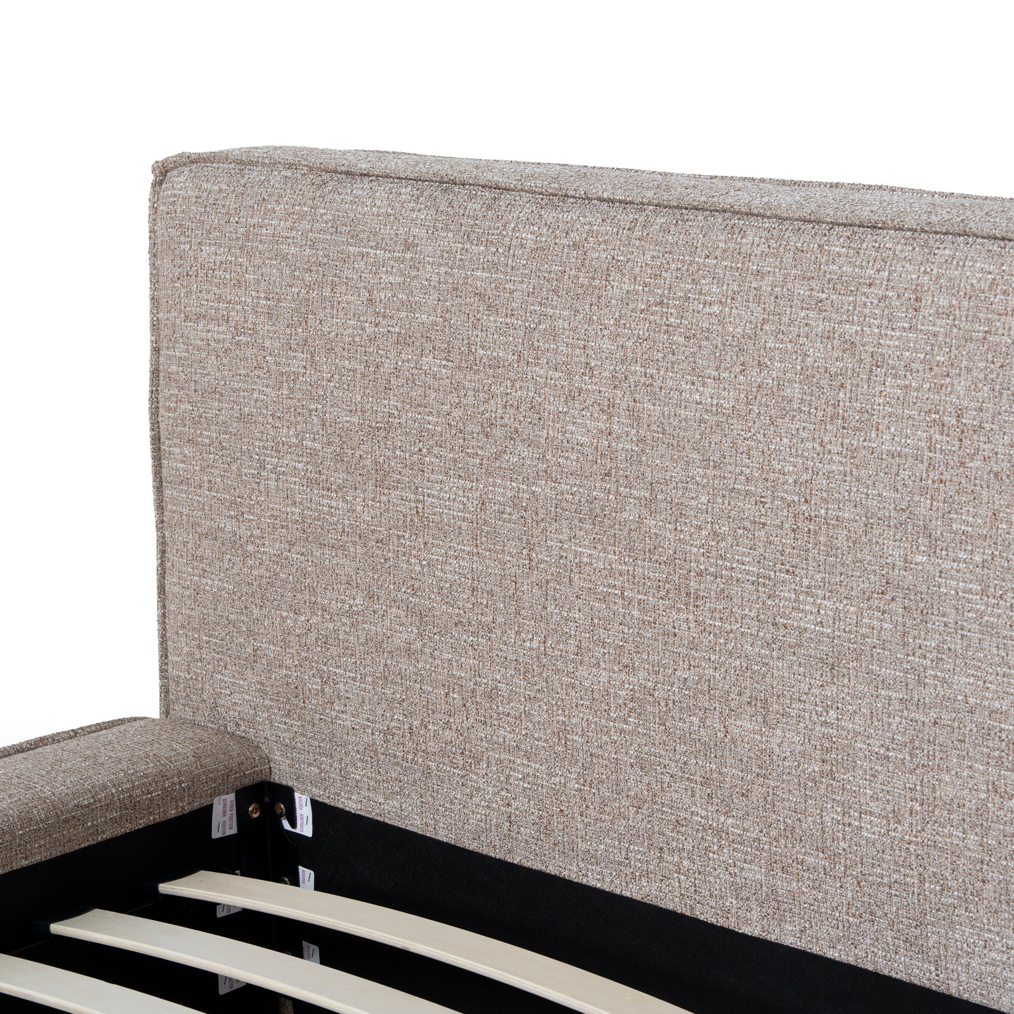 Queen Lazio Bed Frame - Stonish Beige