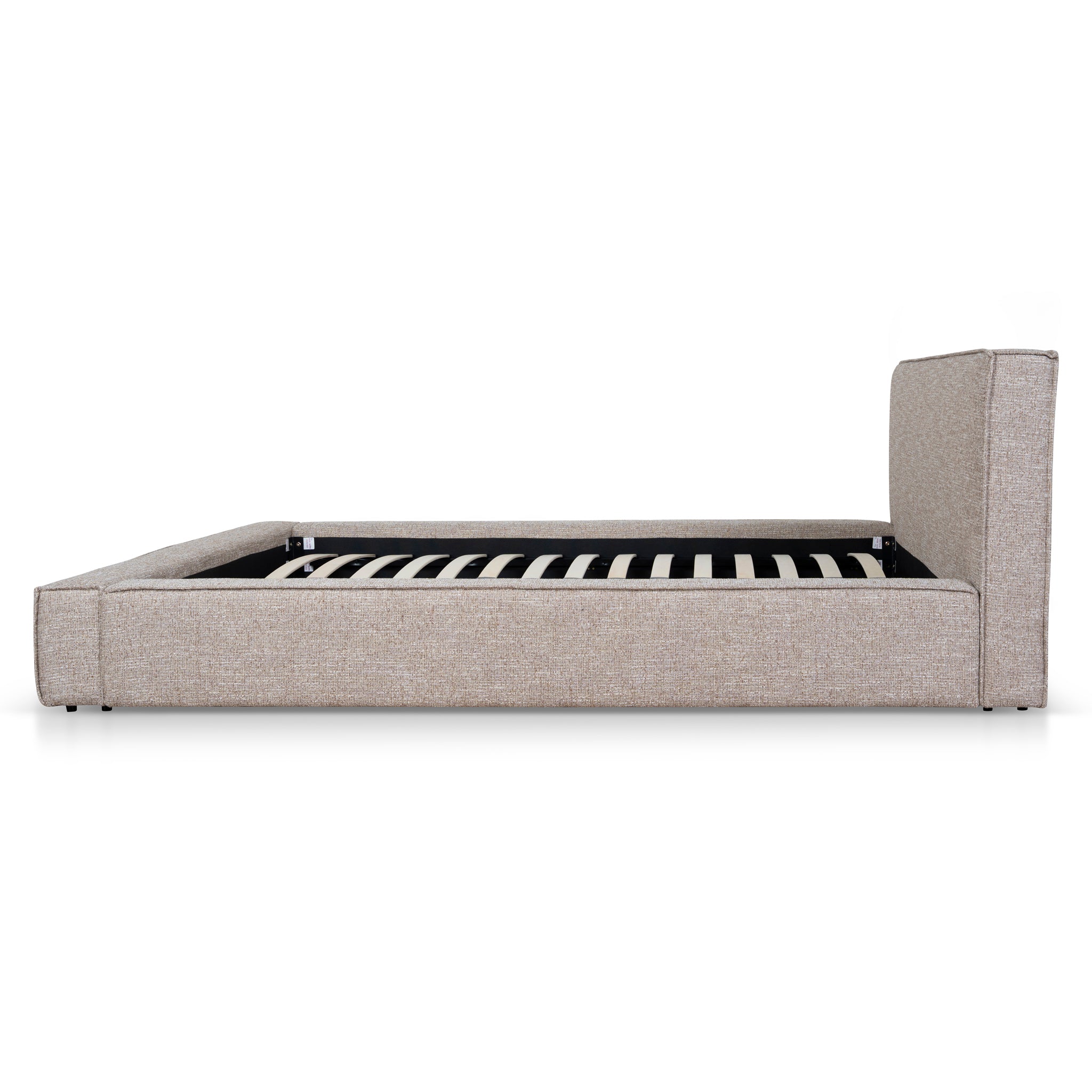 Queen Lazio Bed Frame - Stonish Beige