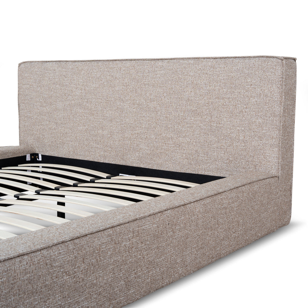 Queen Lazio Bed Frame - Stonish Beige