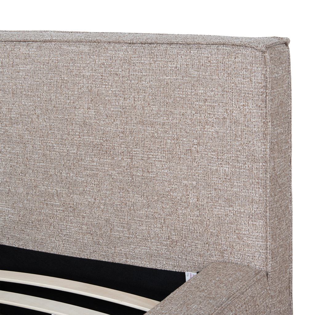 Queen Lazio Bed Frame - Stonish Beige