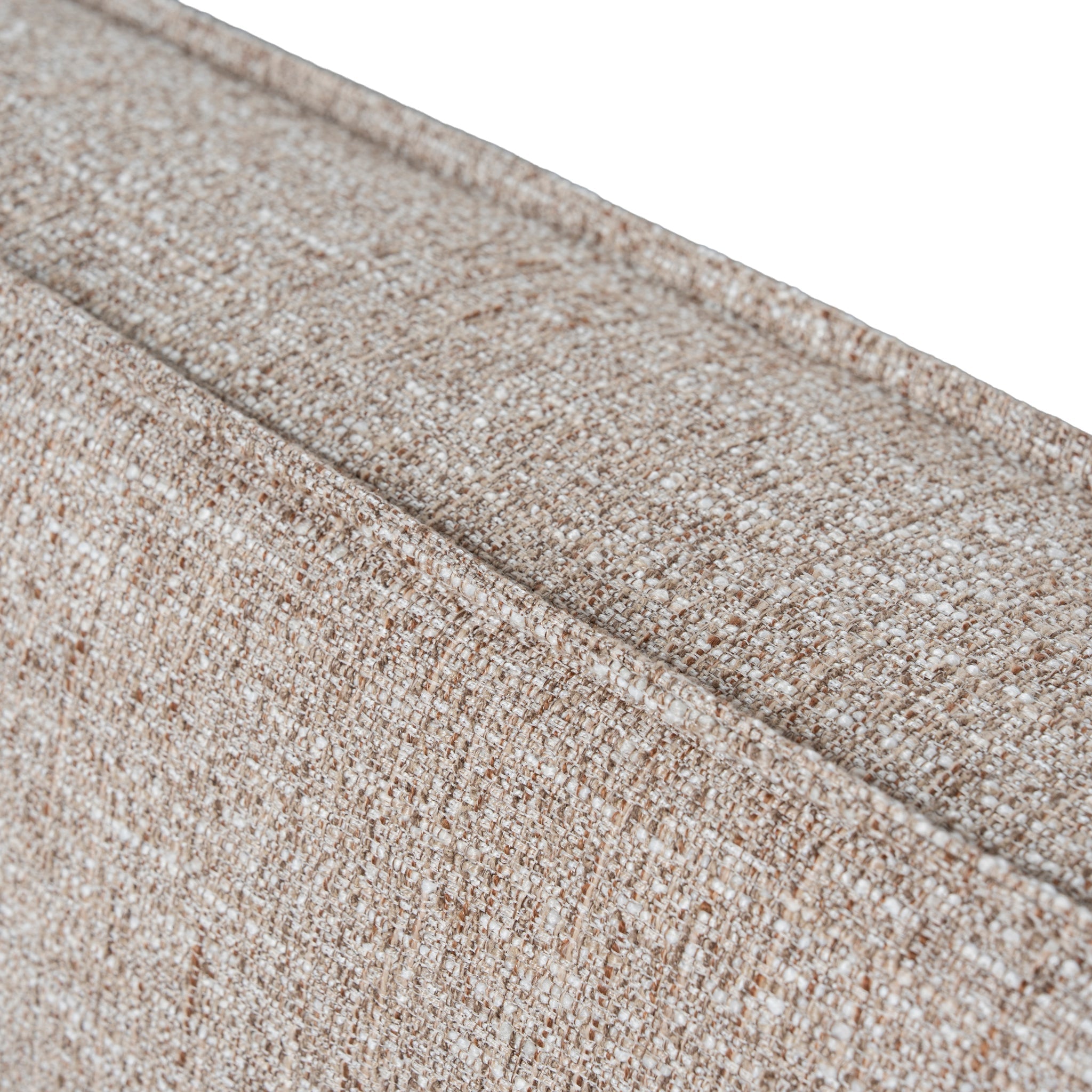 Fabric King Lazio Bed Frame - Stonish Beige