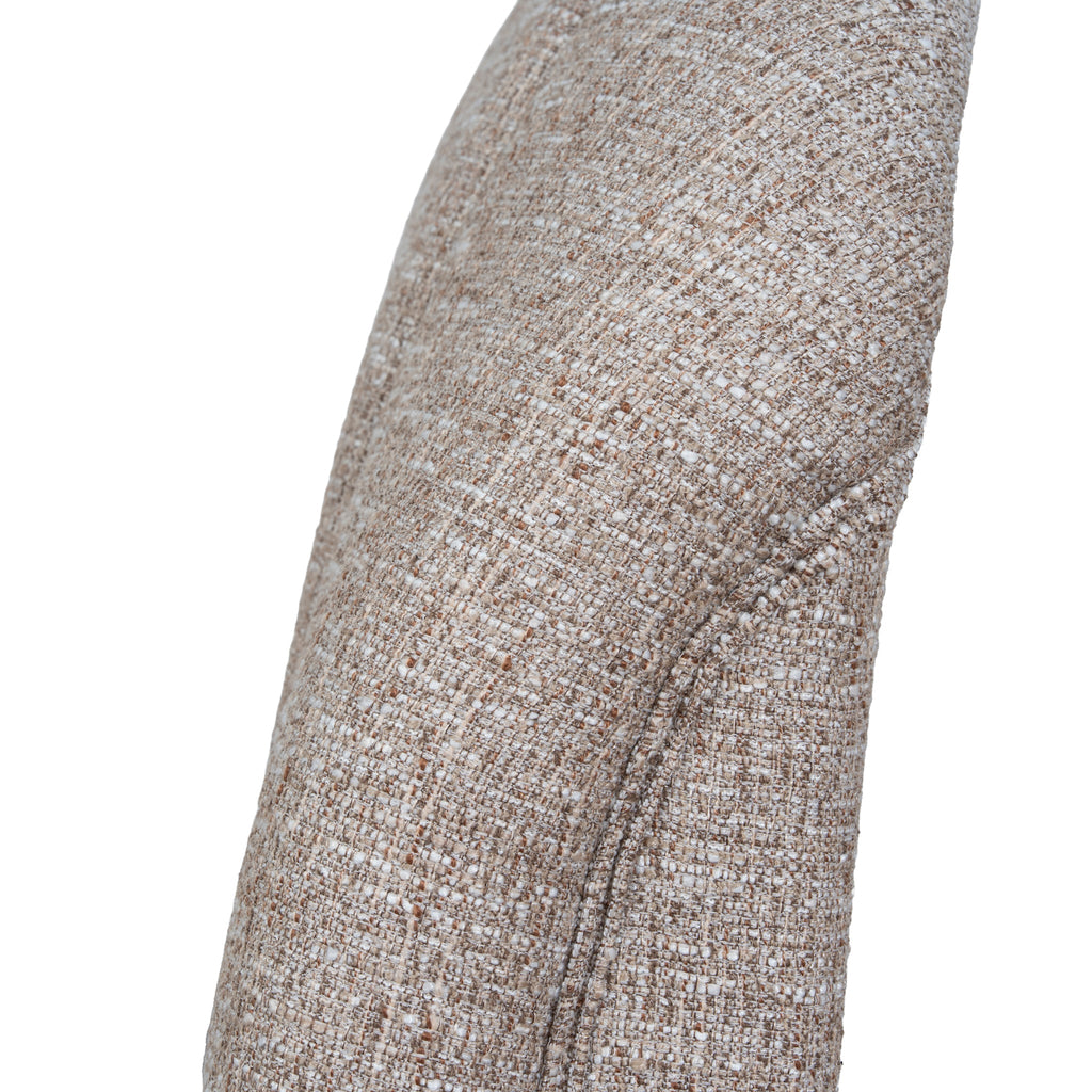 Fabric Queen Lazio Bed Frame - Stonish Beige
