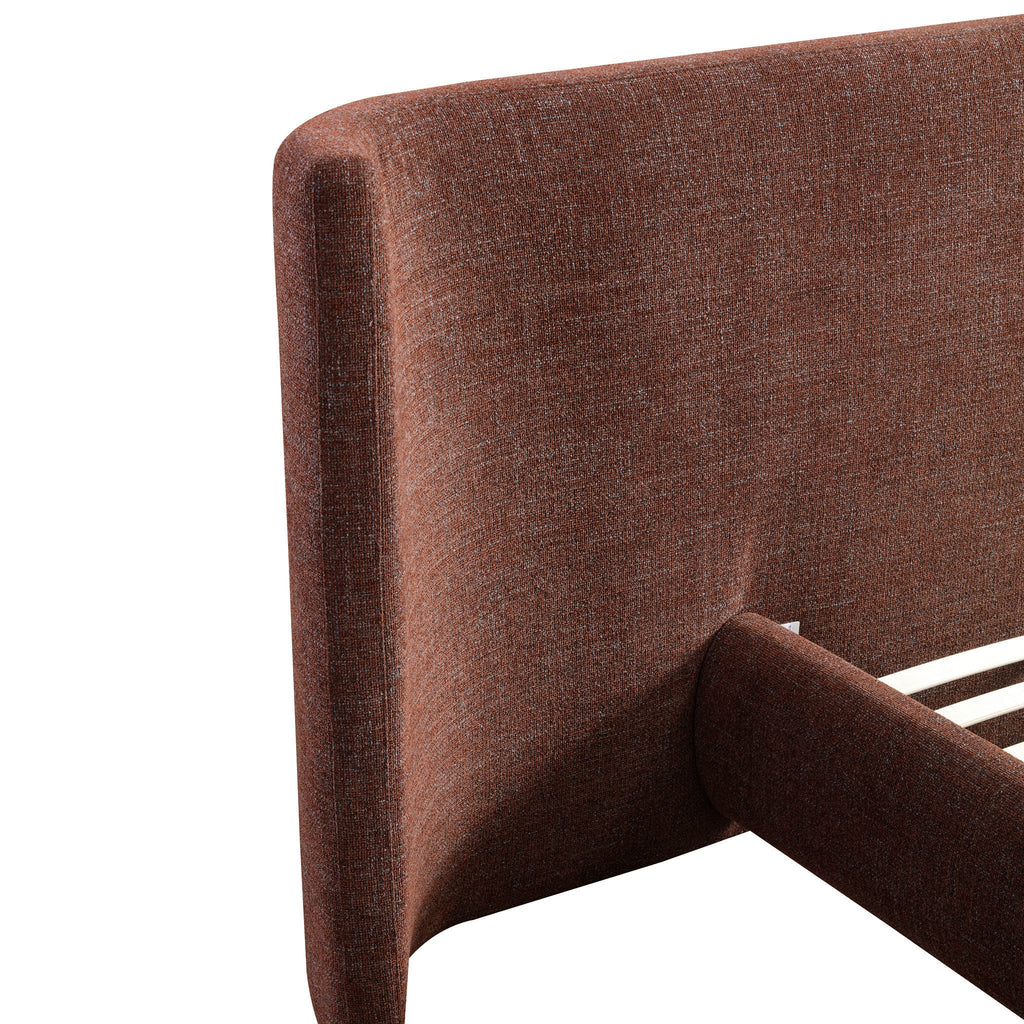 King Bed - Moss Brown