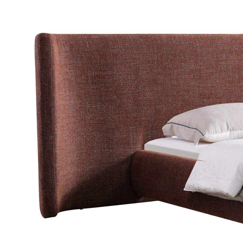 King Bed - Moss Brown
