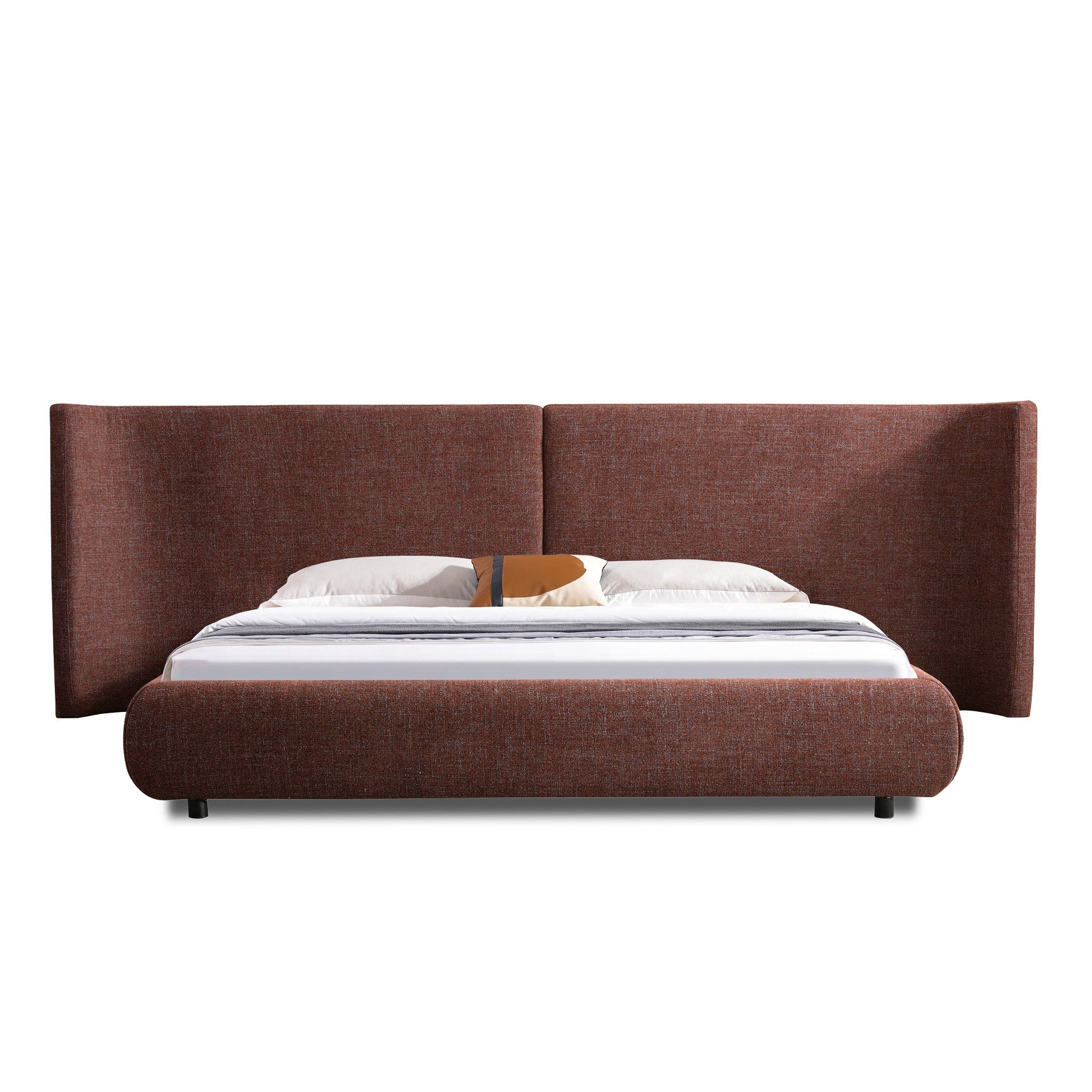 King Bed - Moss Brown