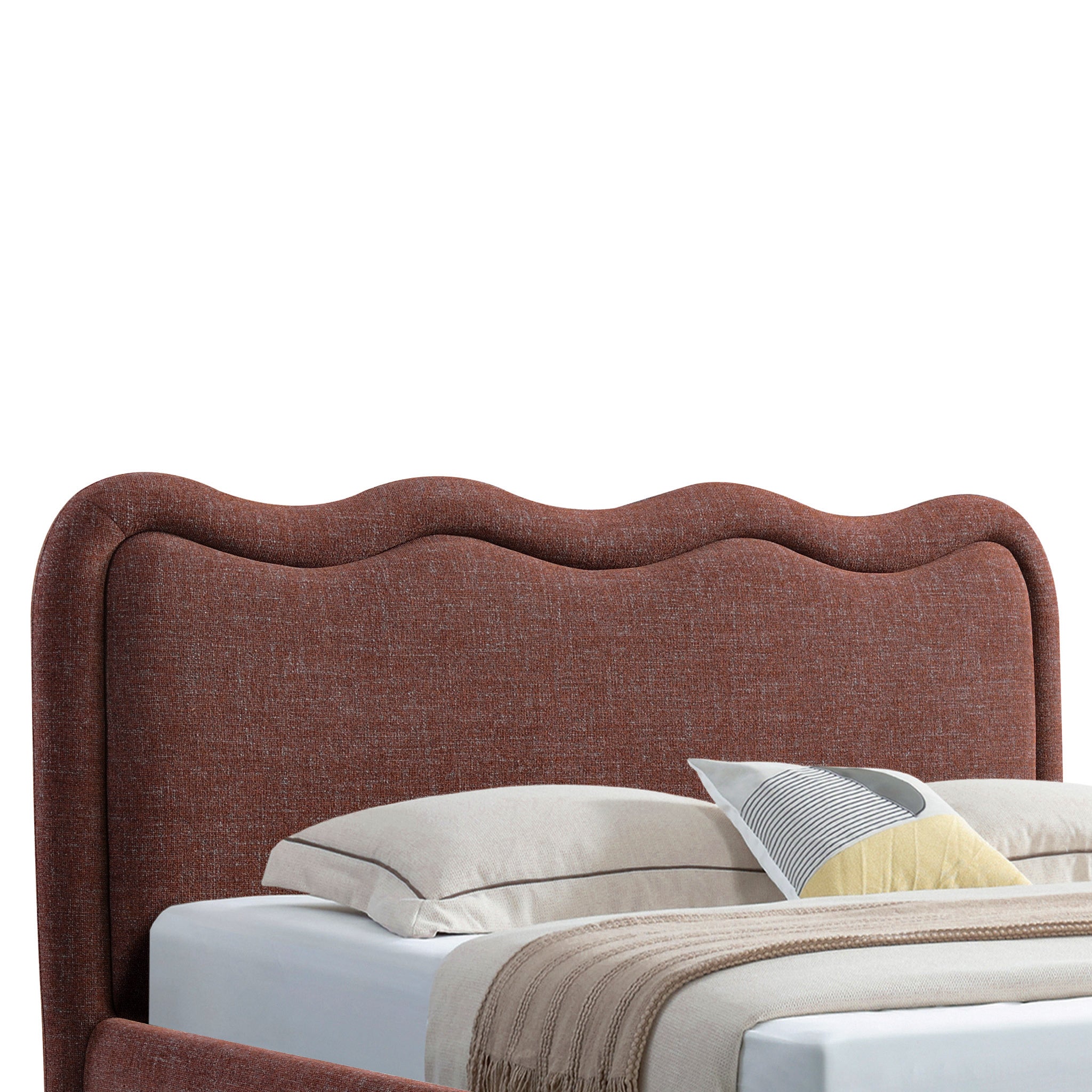 King Bed - Moss Brown