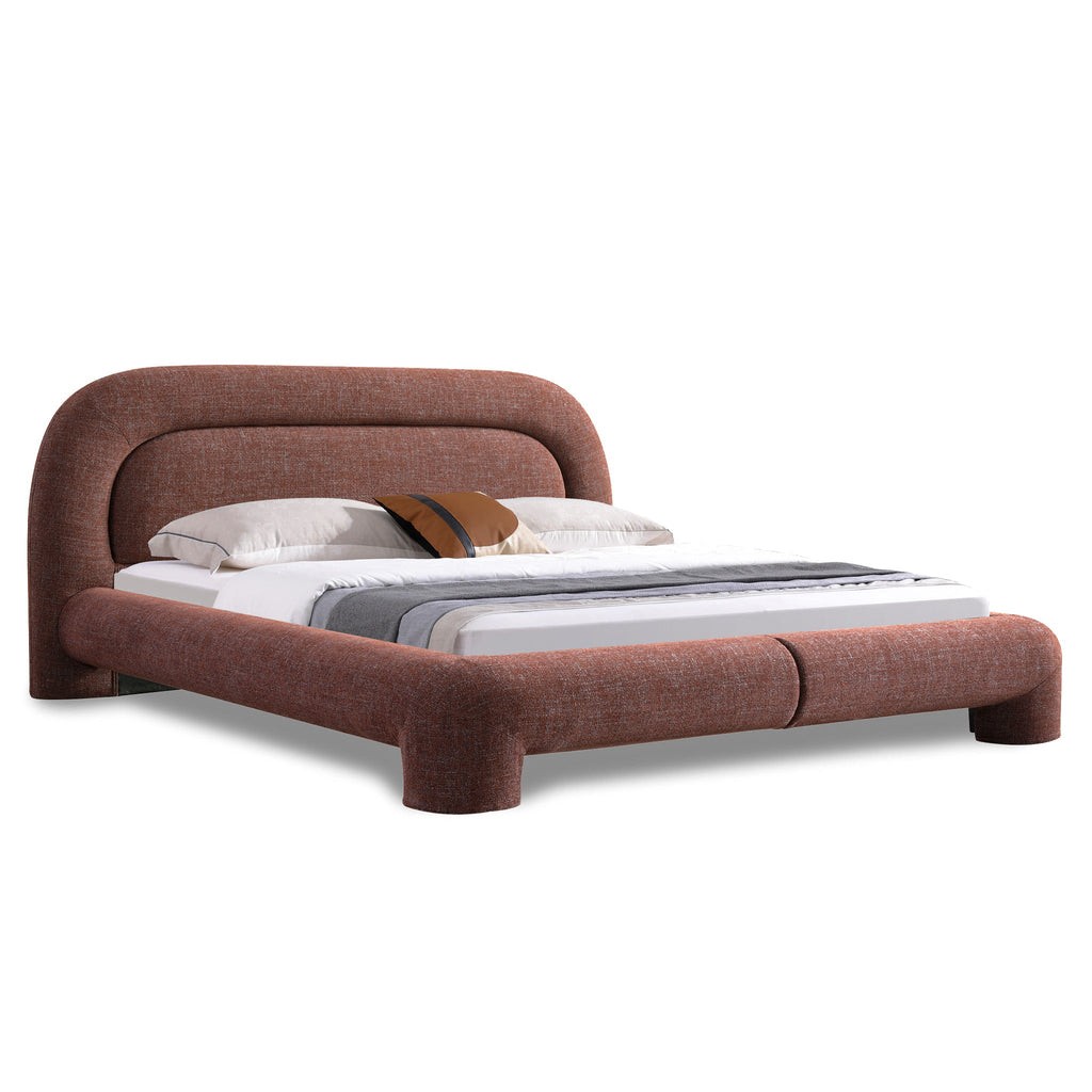 Queen Bed - Moss Brown