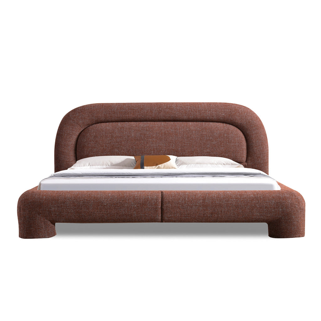Queen Bed - Moss Brown