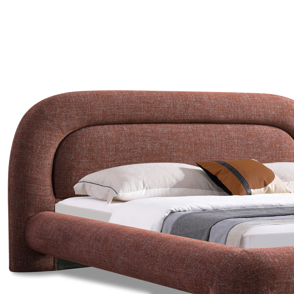 King Bed - Moss Brown