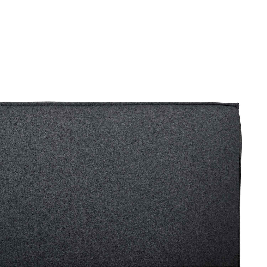 Queen Lazio Bed Frame in Fossil Grey Fabric