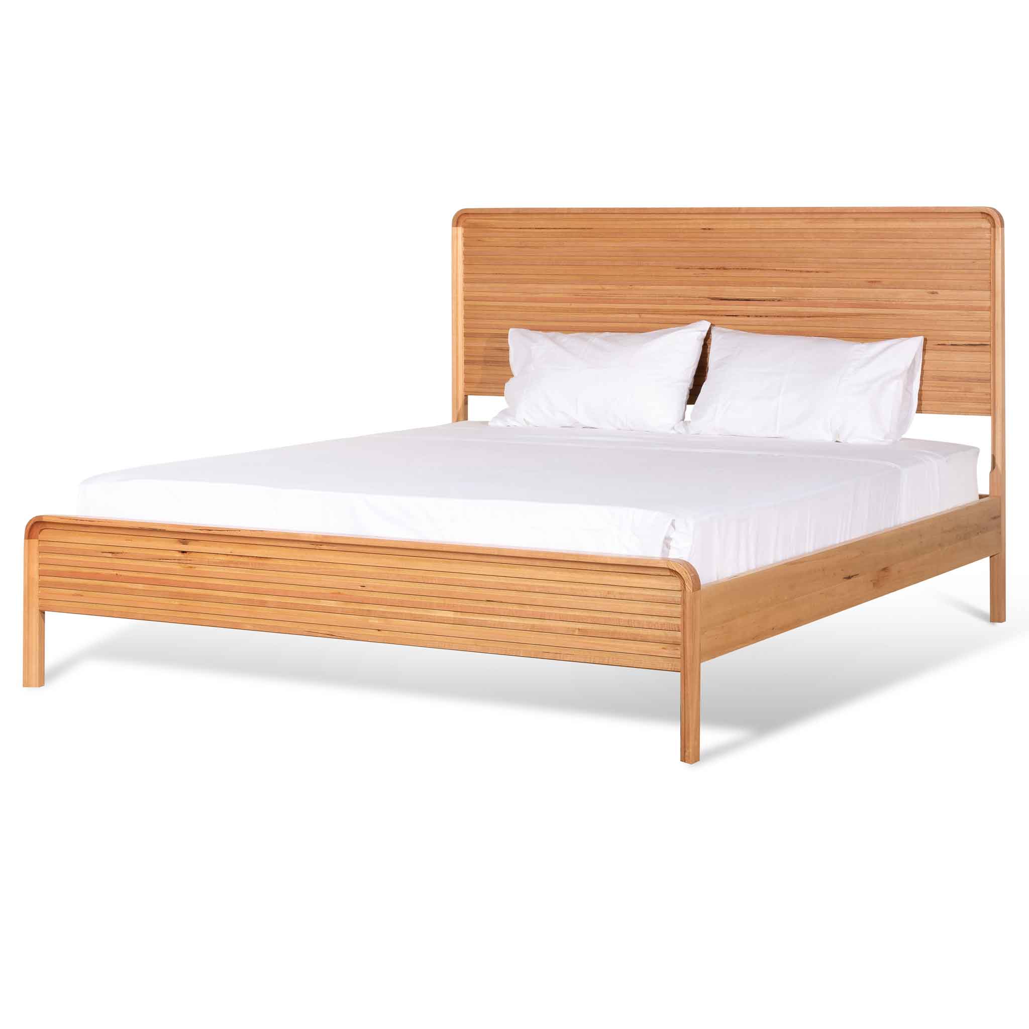 Queen Sized Lazio Bed Frame - Messmate
