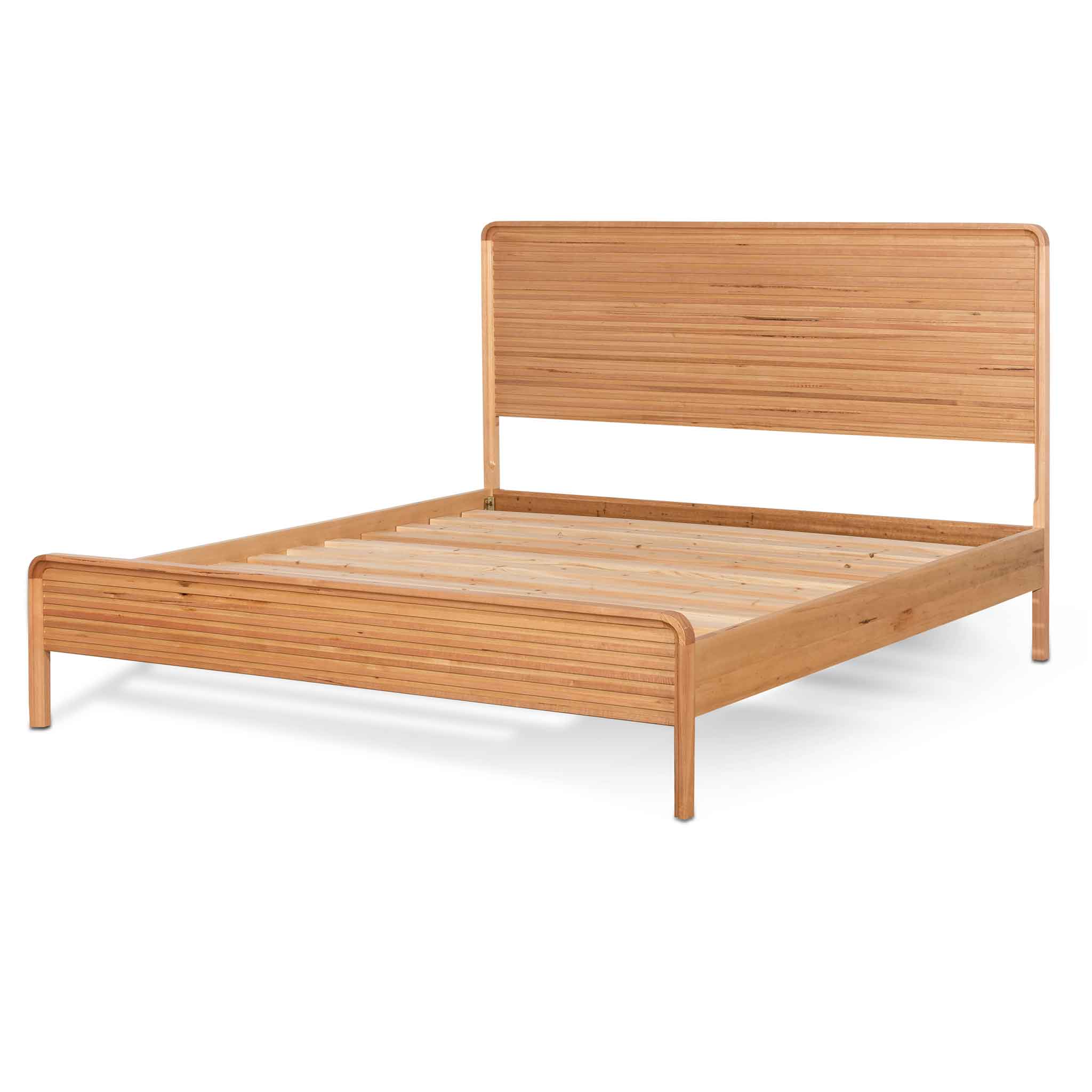 Queen Sized Lazio Bed Frame - Messmate