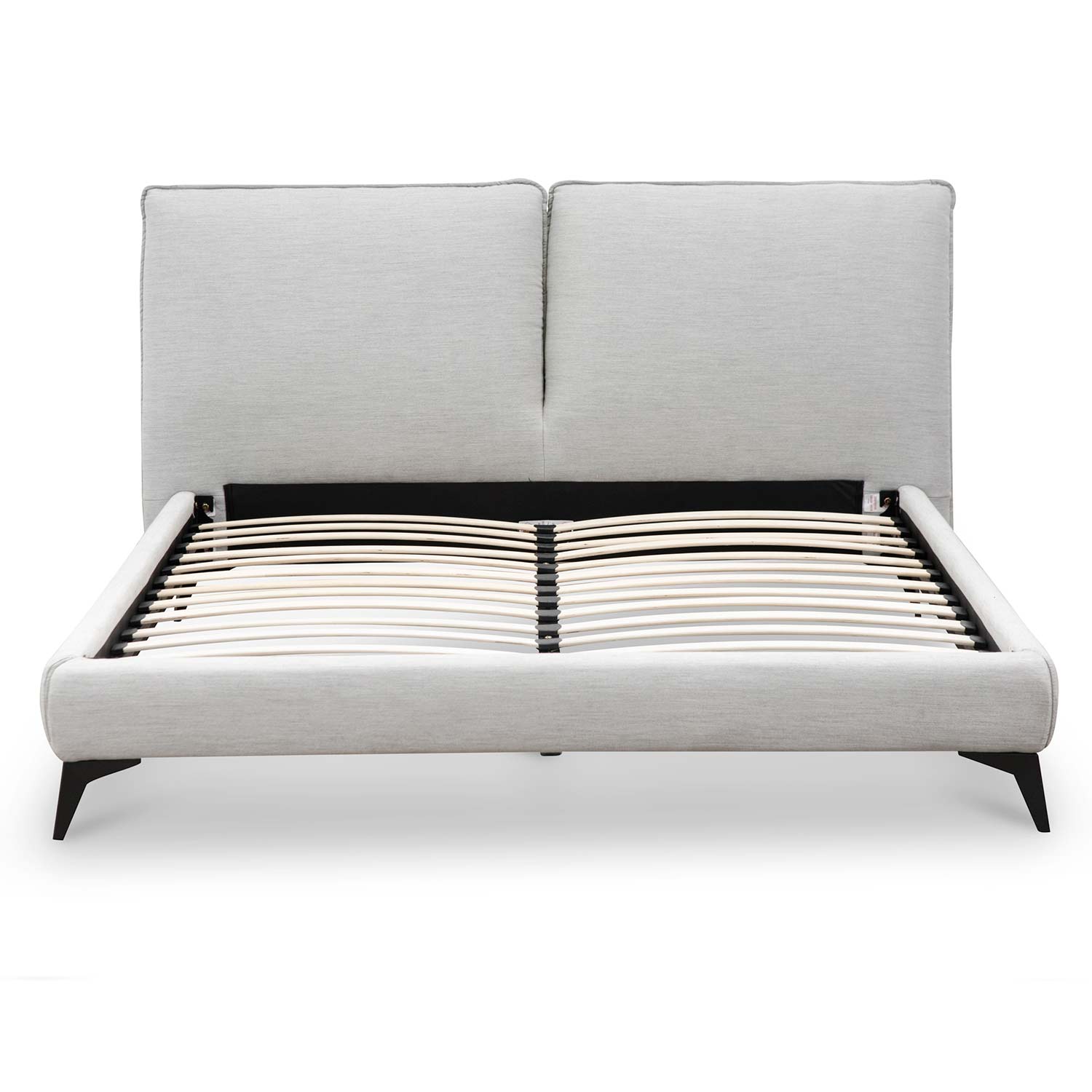 Fabric King Bed - Pearl Grey