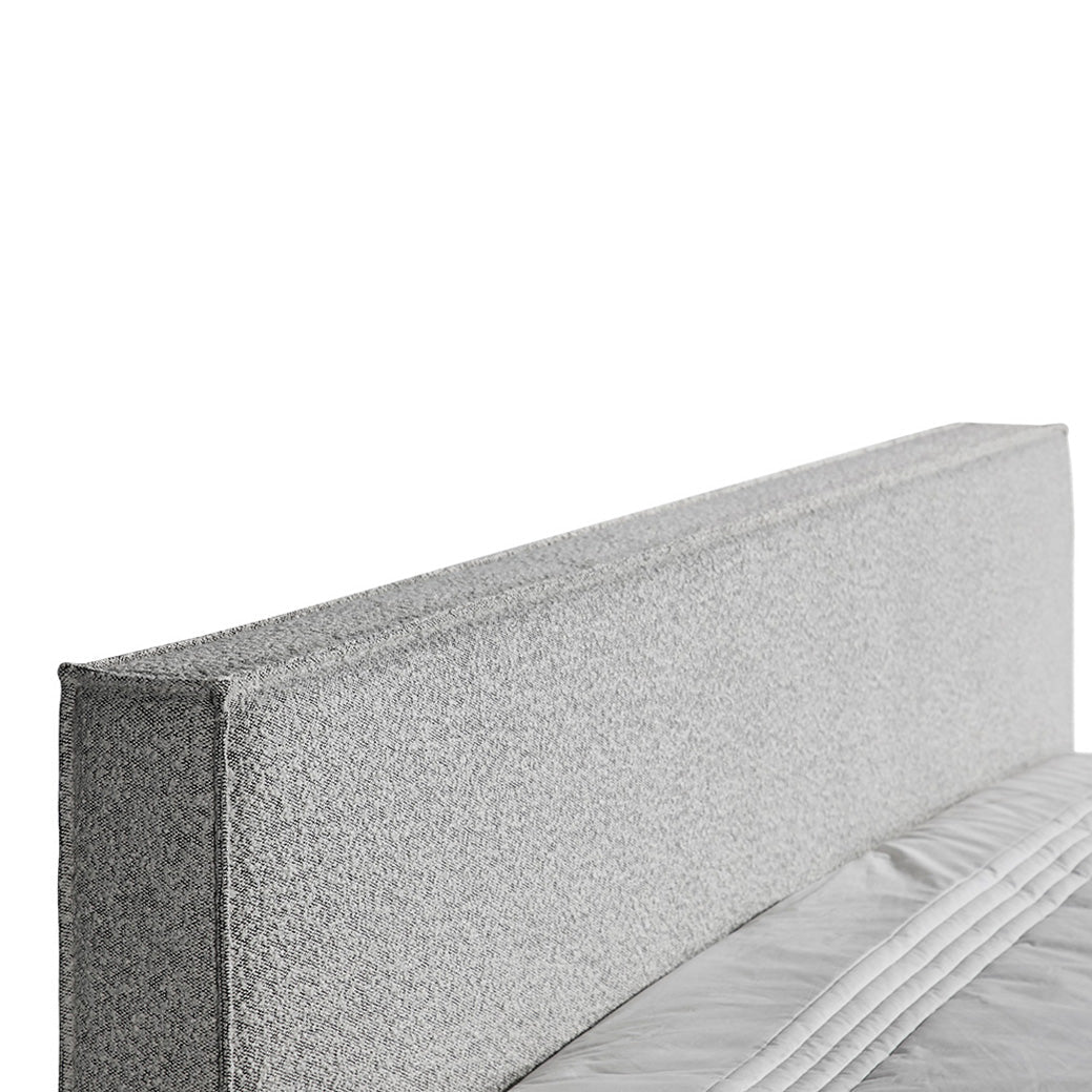 King Sized Lazio Bed Frame - Cloudy Pepper Boucle