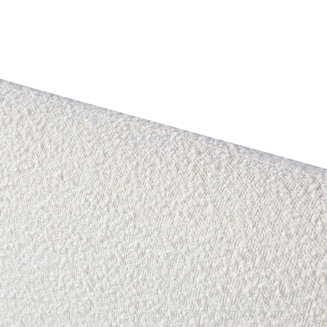 Queen Lazio Bed Frame - Cream White